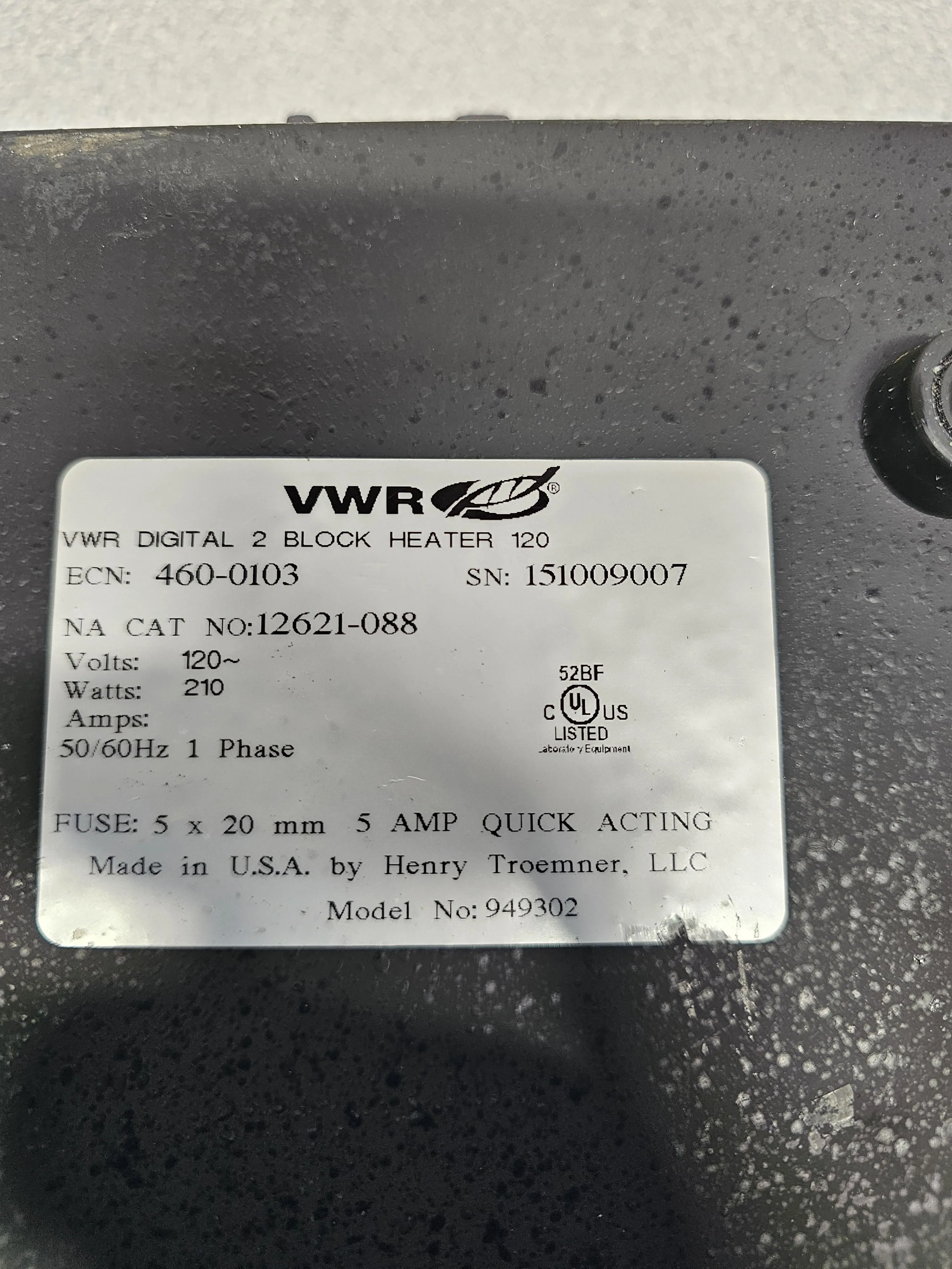 VWR Professional Hot Plate with Exclusive Safety System