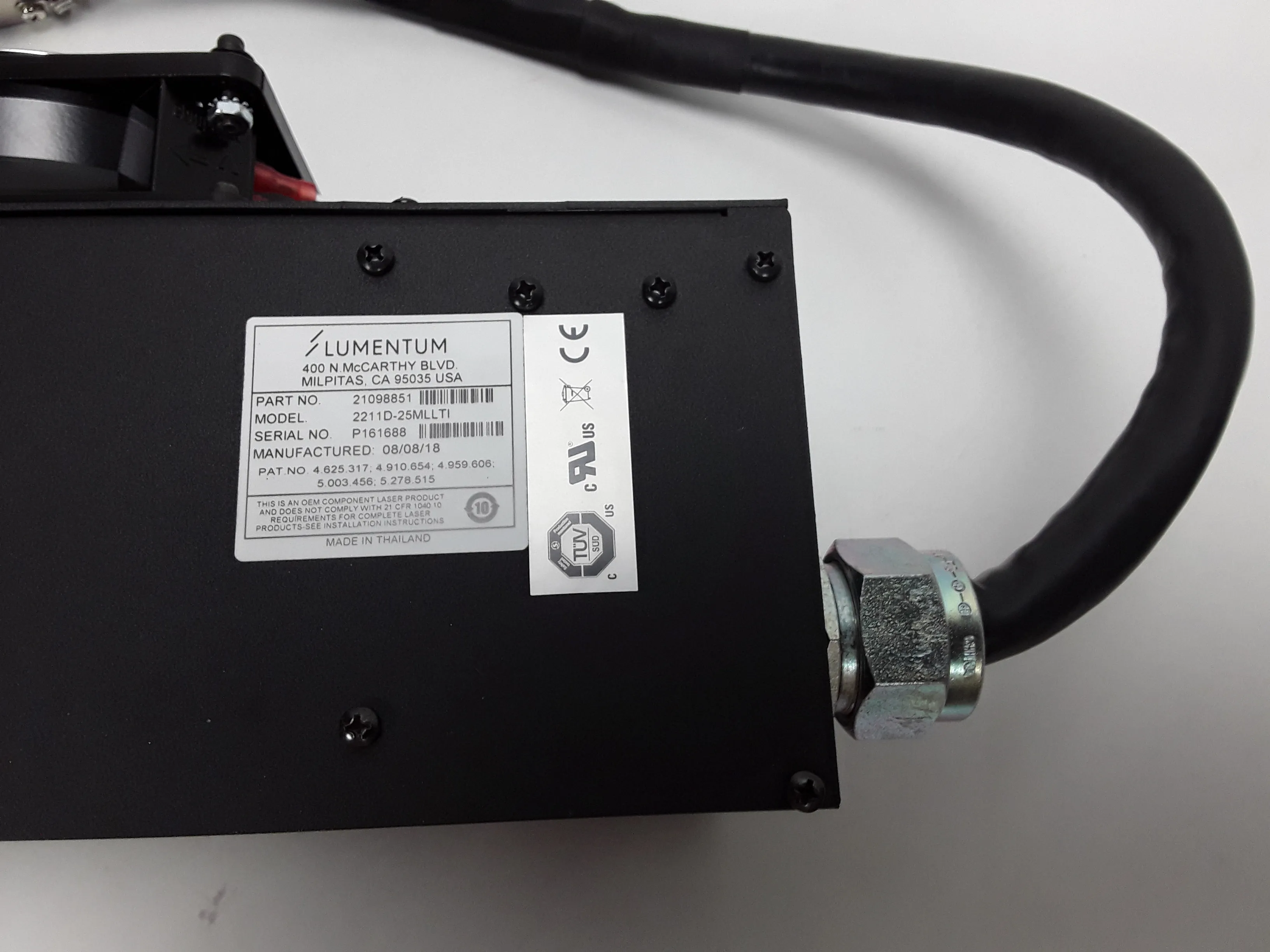 Lumentum 2211D-25MLLTI Laser 21098851 Used | 30-Day Warranty