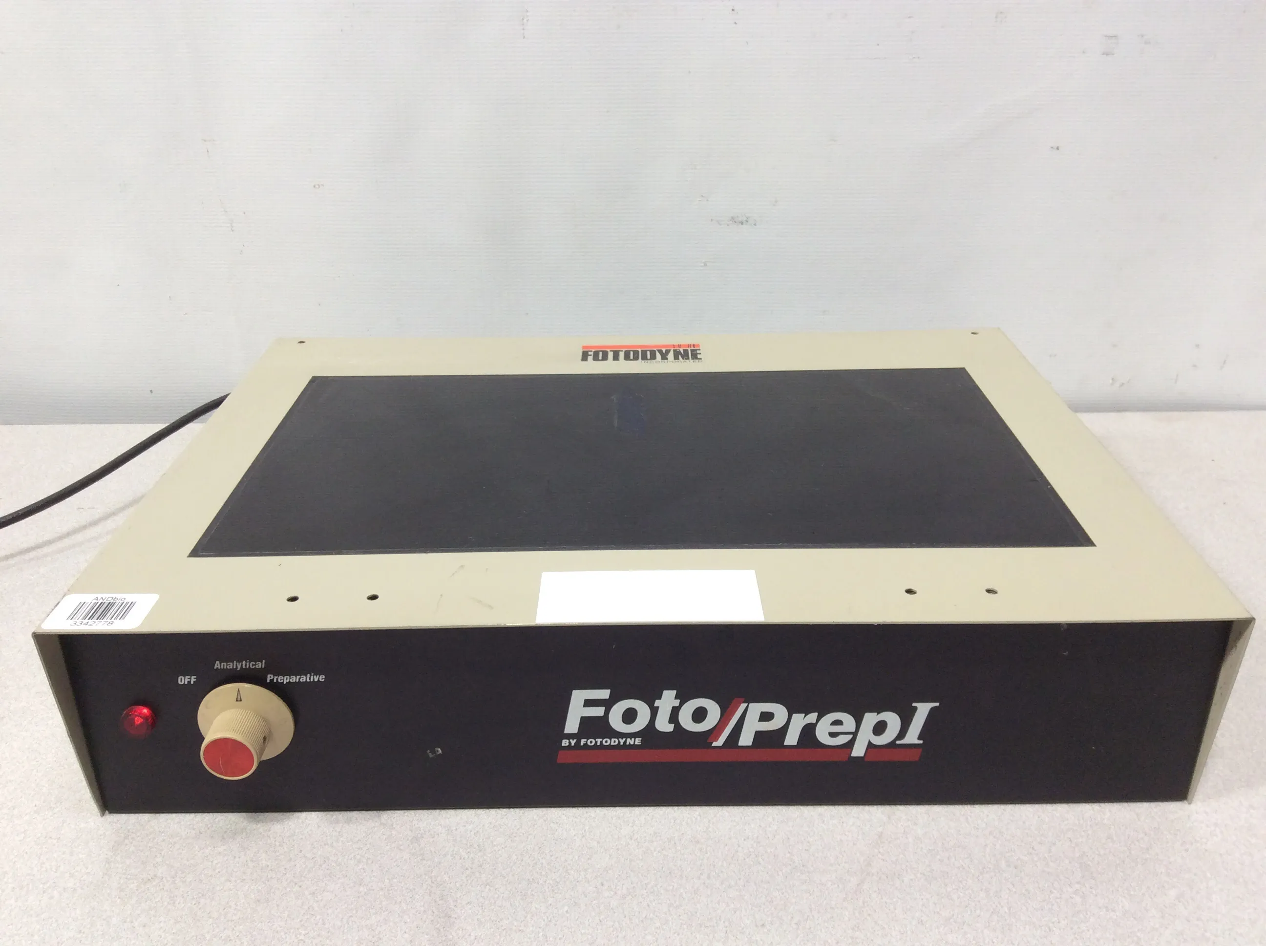 Fotodyne Foto-Prep UV Transilluminator 3-3500 Foto/Prep