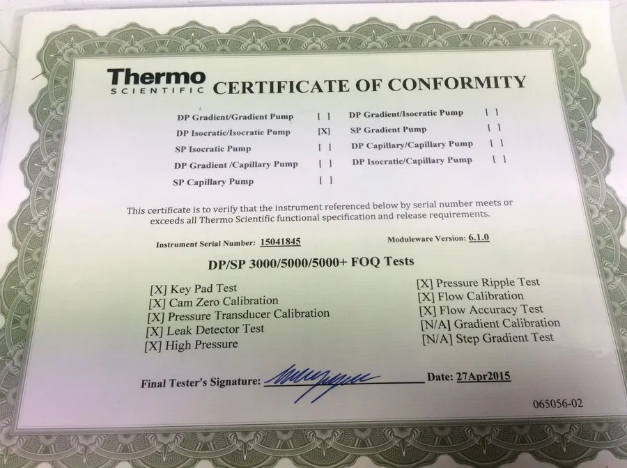 Thermo Fisher Dionex ICS-5000+ DP-5 HPLC Pump