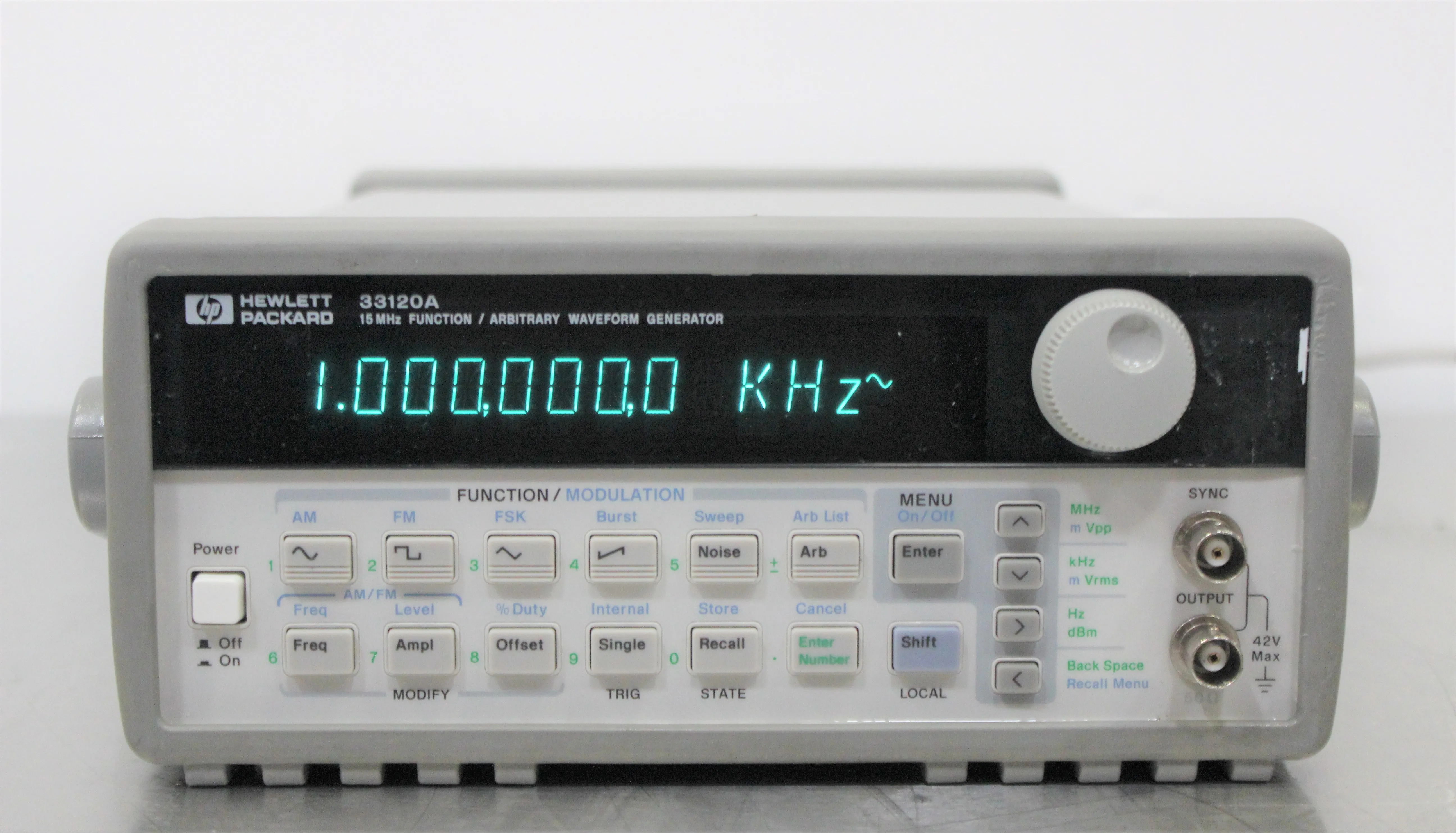 Hewlett Packard 33120A 20 MHz Function/Arbitrary Waveform Generator