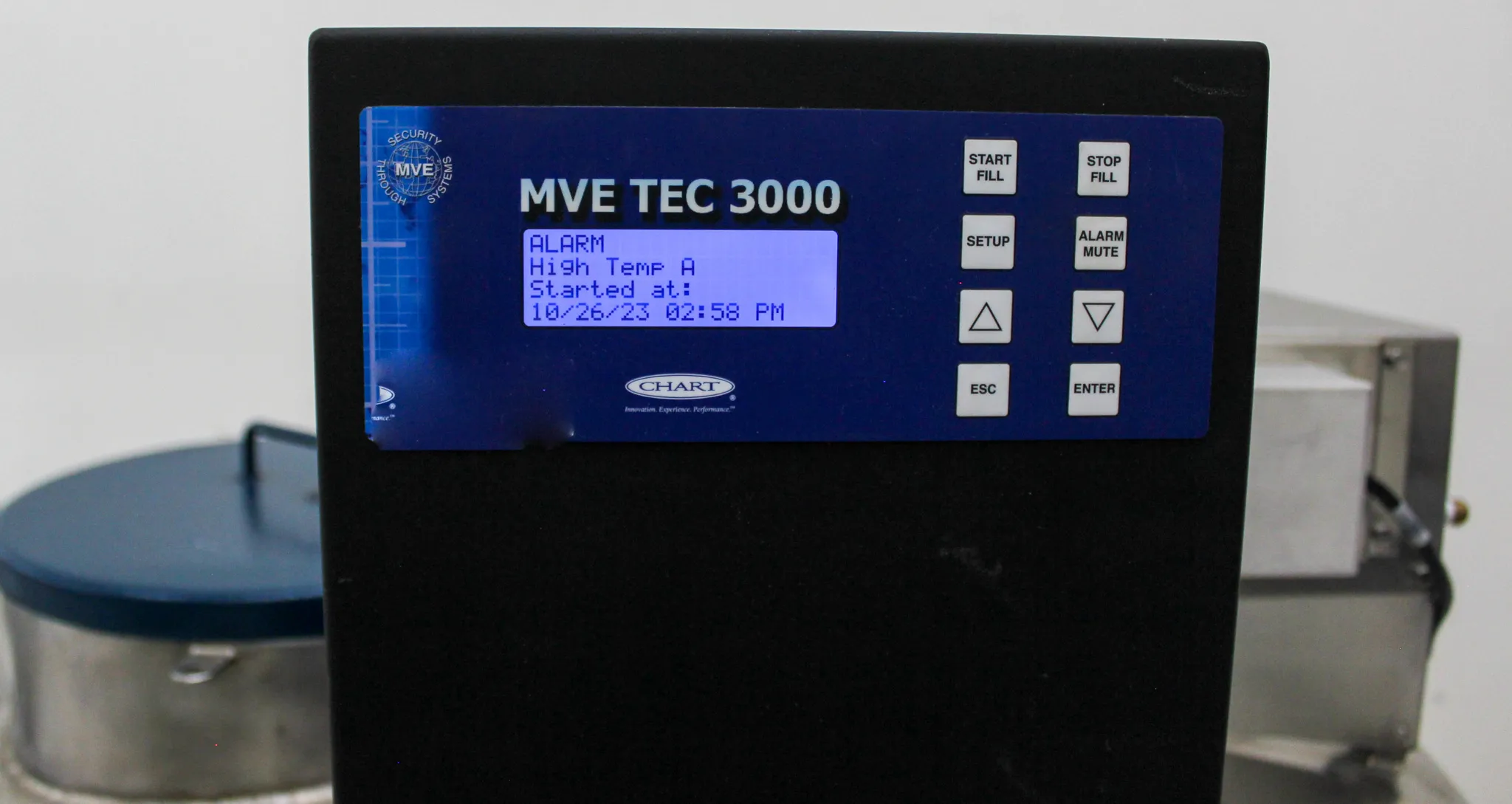 MVE XLC 810HE Cryogenics Liquid Nitrogen Storage System with TEC 3000