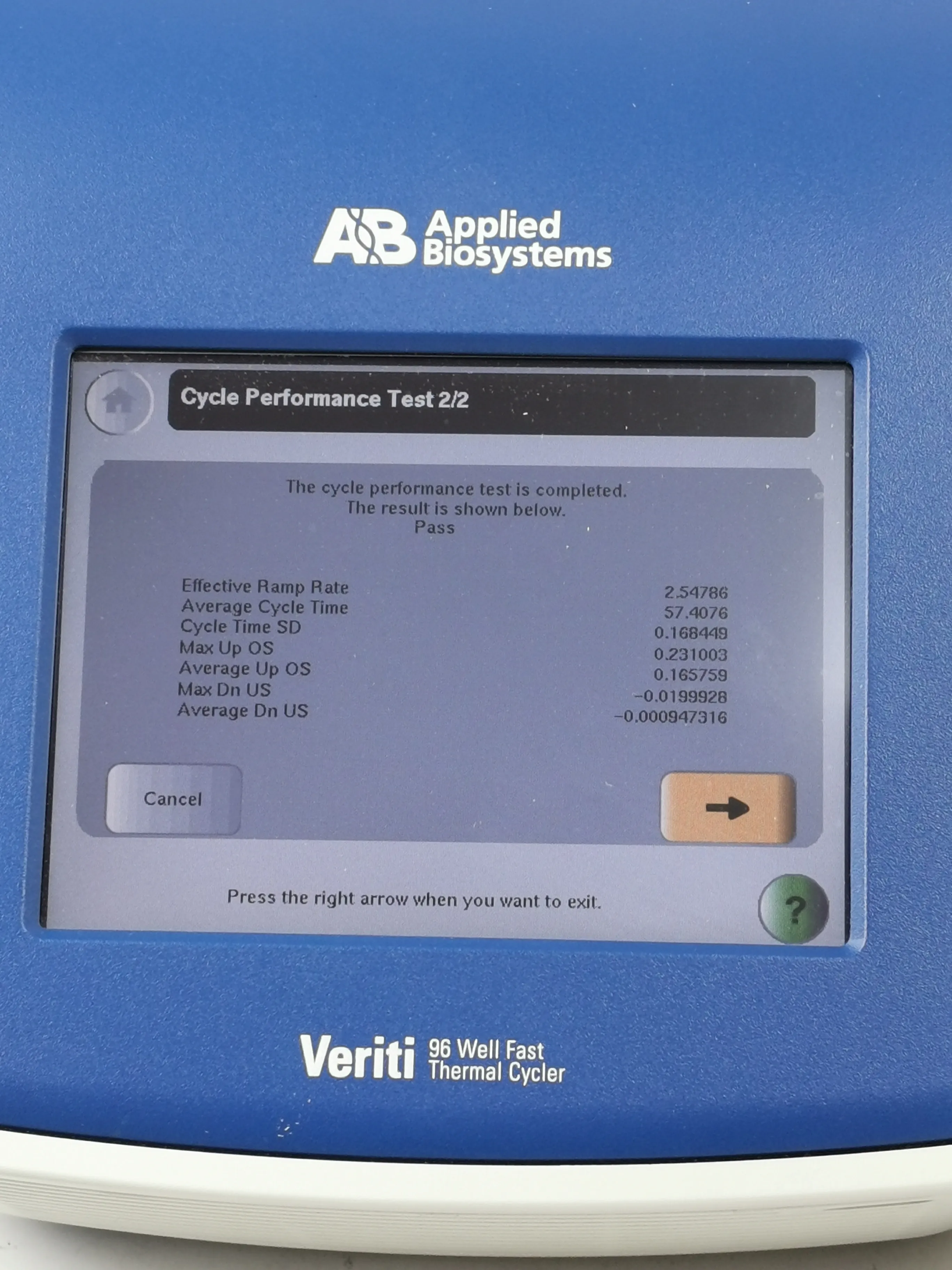 Used Applied Biosystems Veriti 96-Well Fast Thermal Cycler #9901