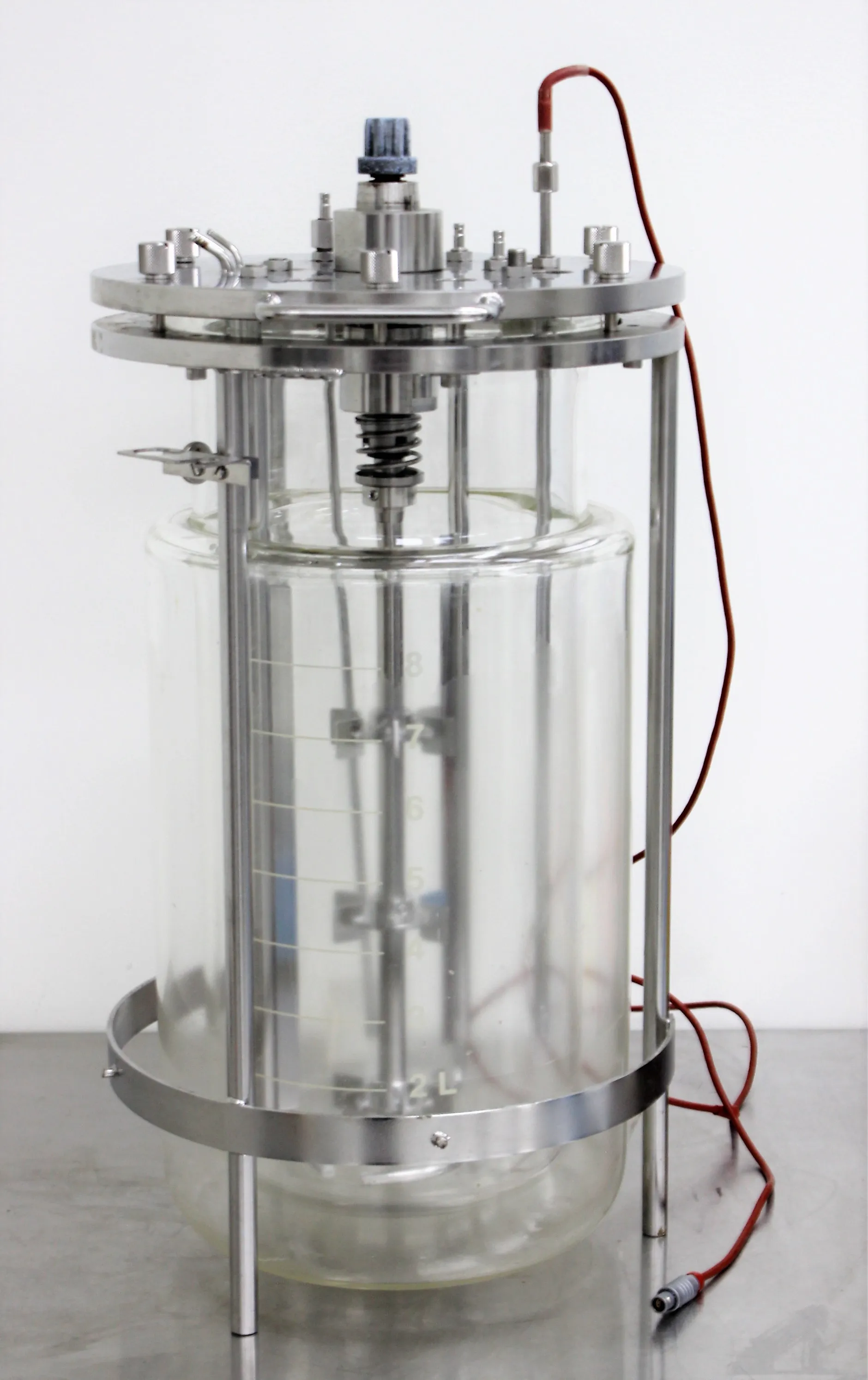 8 Liter Bioreactor Glass Vessel - Used Laboratory Equipment