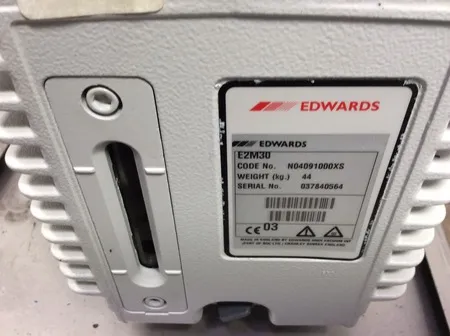 Edwards E2M30 Rotary Vane Vacuum Pump with Sonation Case SSH41TF