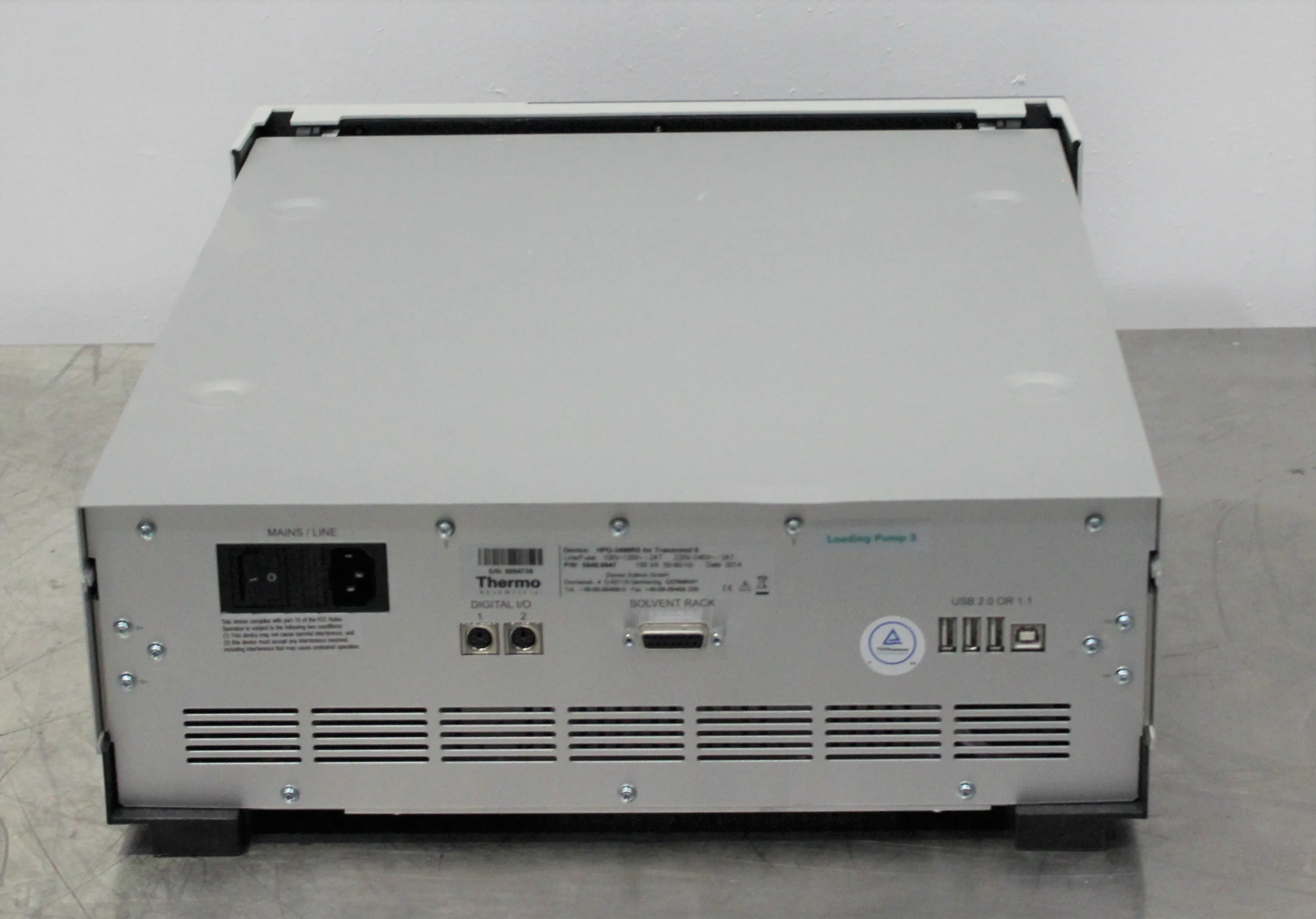 Thermo Fisher UltiMate 3000 RS Pump HPLC/FPLC/GC/CE 120V/220V 50Hz/60Hz 8094739