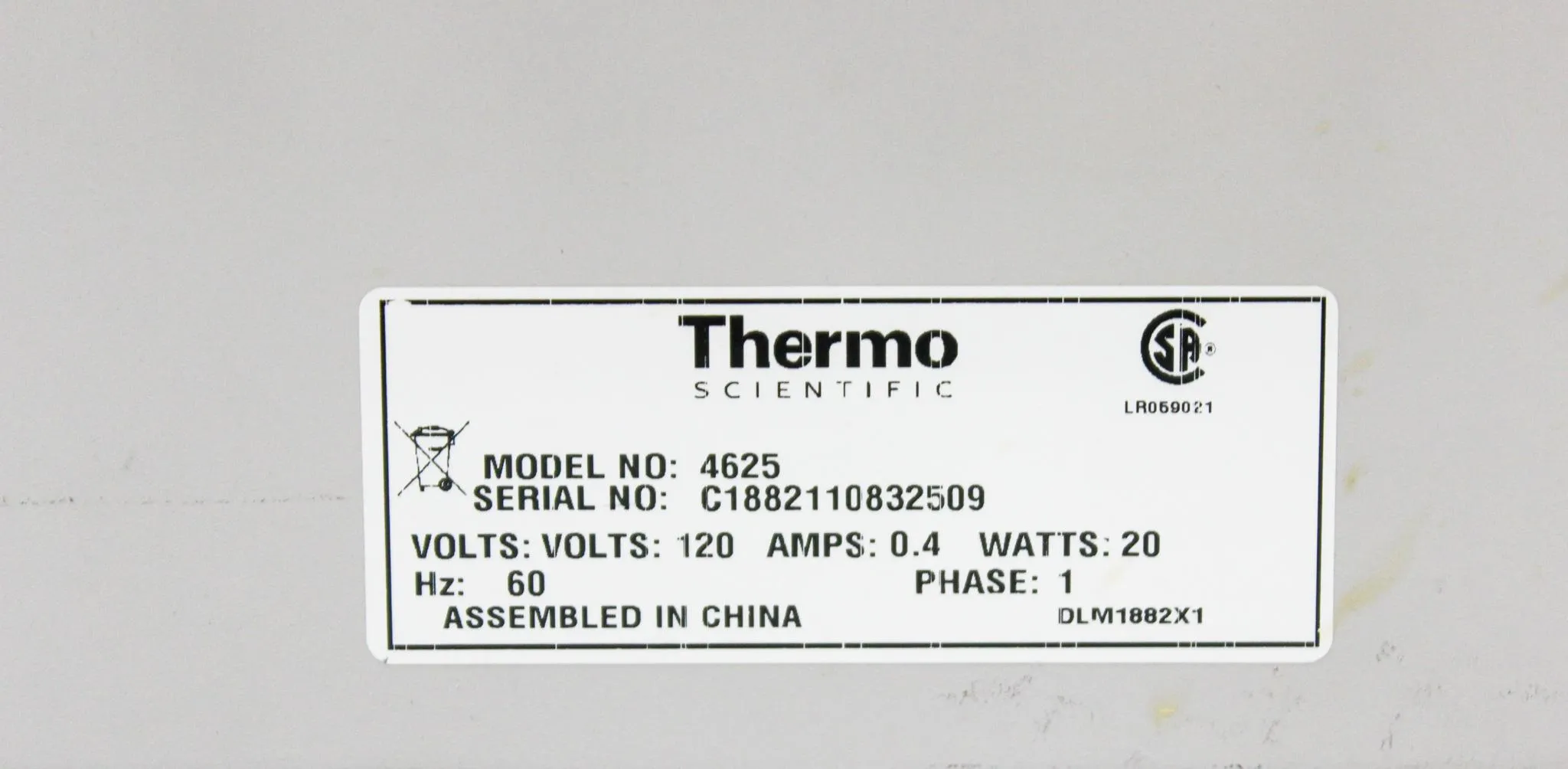 Thermo Scientific Titer Plate Shaker Model: 4625