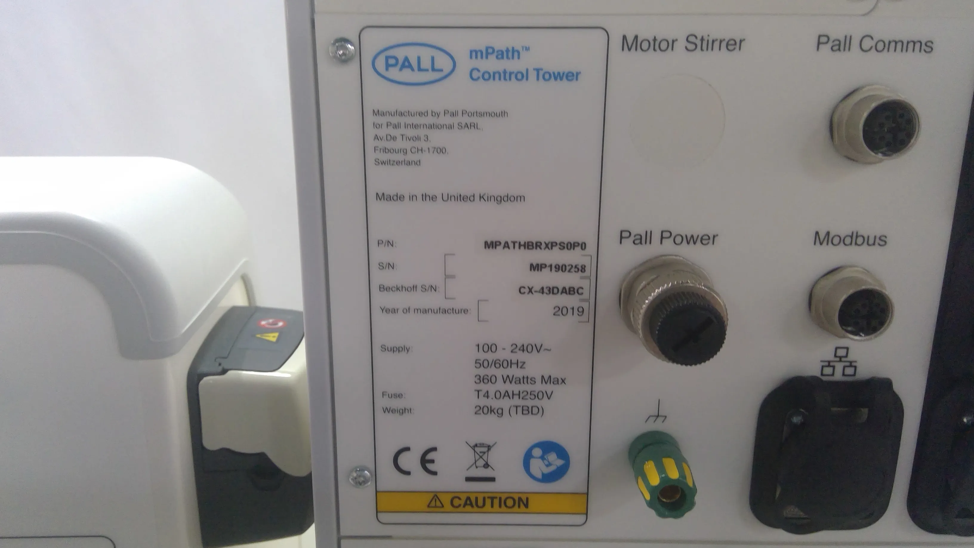 Pall iCELLis Nano Single-Use Fixed Bed Bioreactor w/ mPath Controller