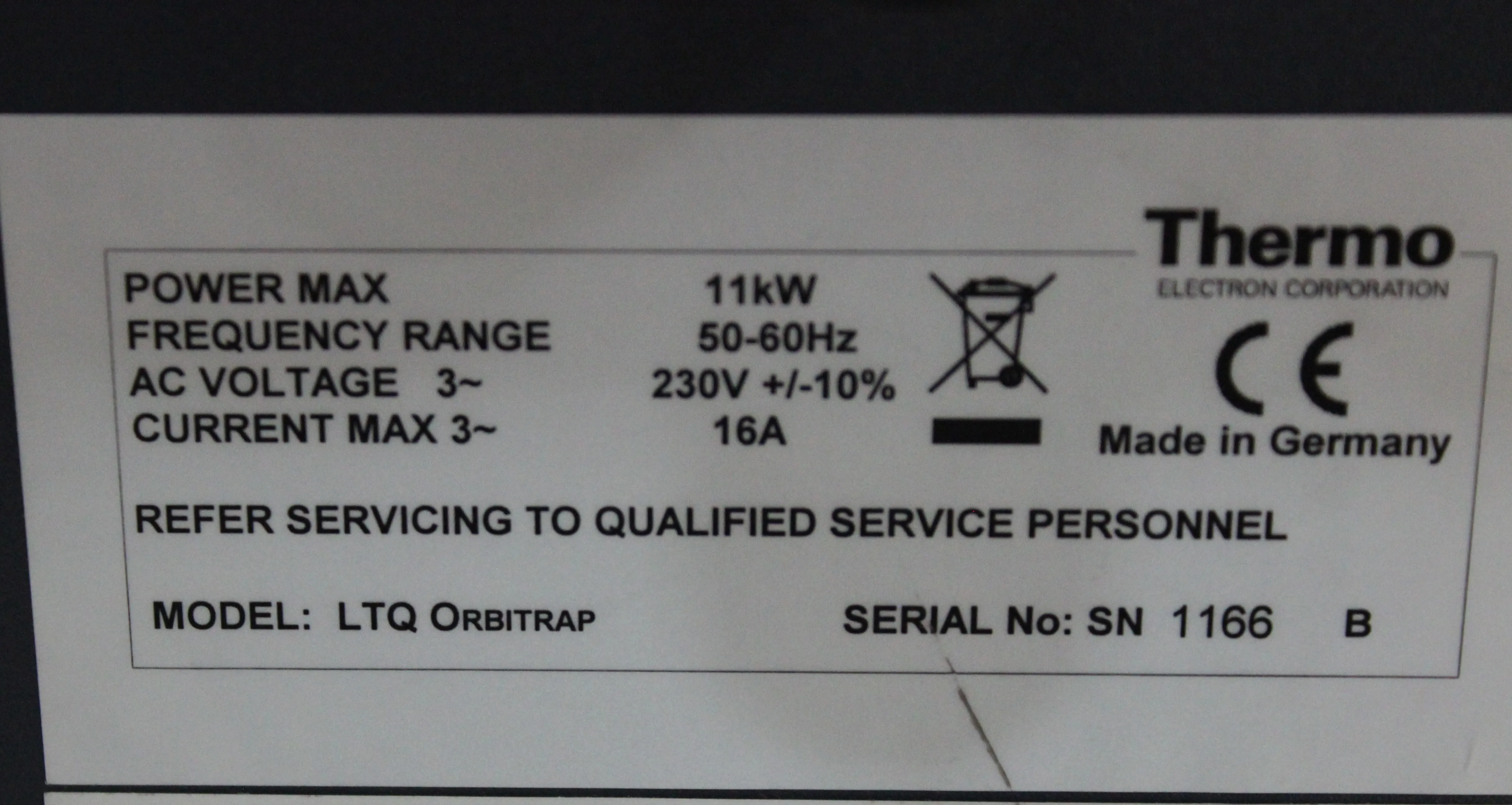 Thermo Fisher LTQ Orbitrap