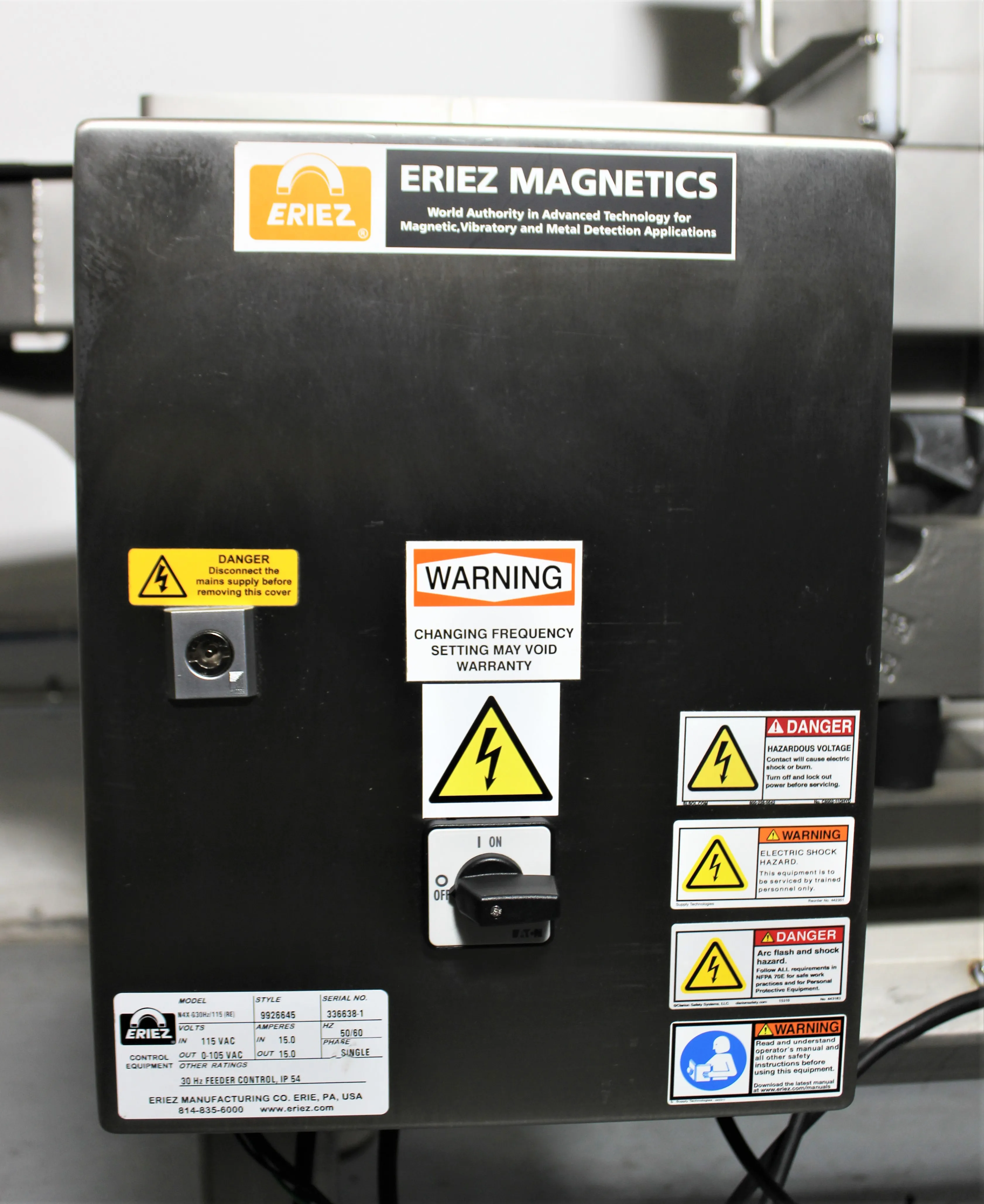 Eriez Magnetics HI-VI Vibratory Equipment Feeder