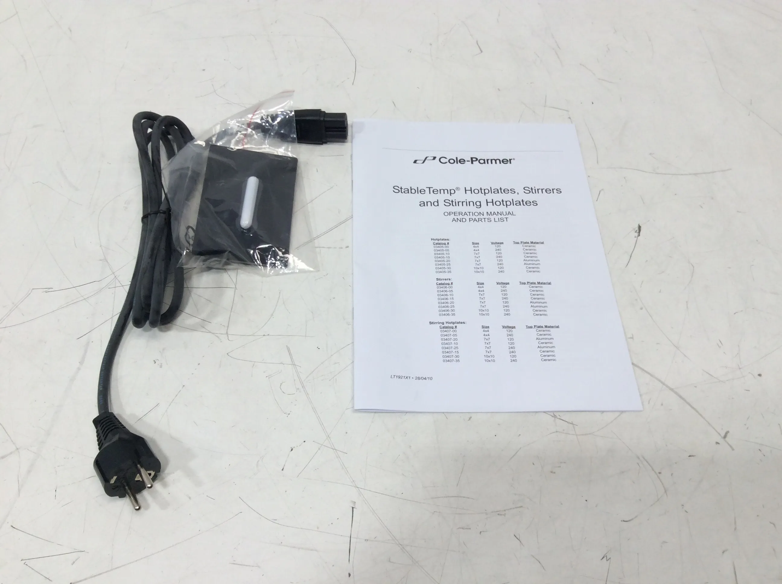 Cole Parmer StableTemp 0340715 Stirring Hotplate