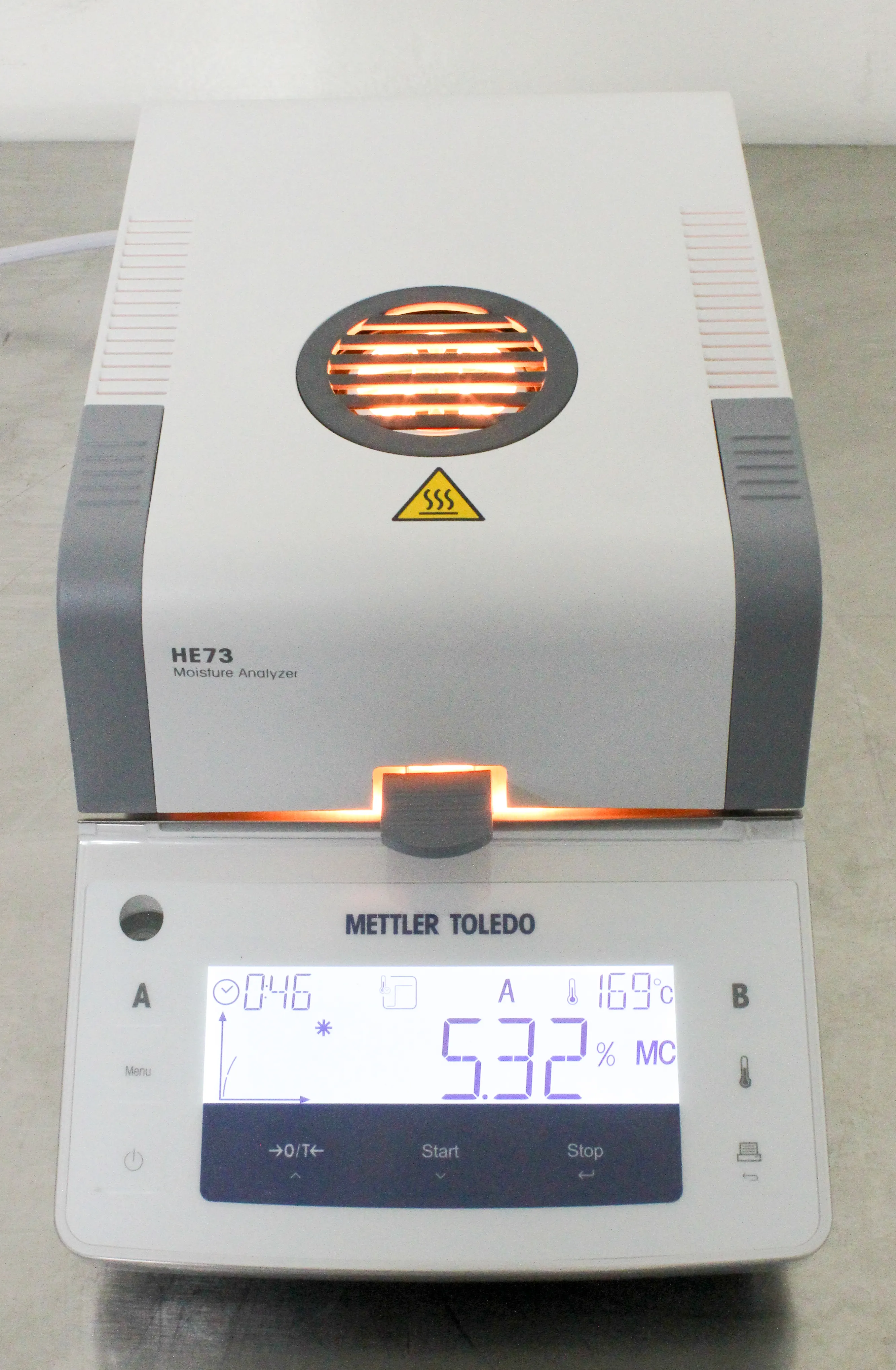 Mettler Toledo Halogen Moisture Analyzer Model HE73