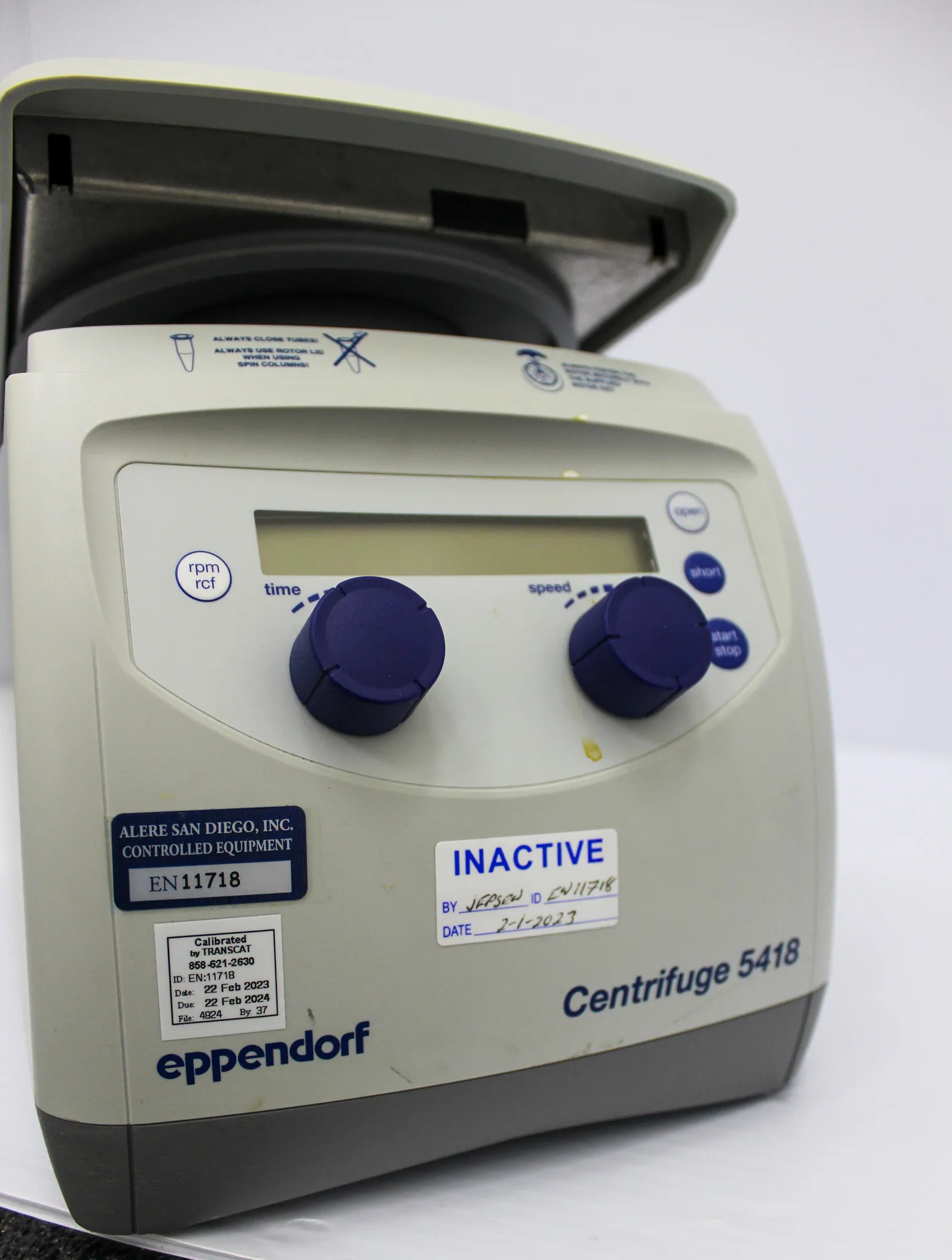 Eppendorf 5418 Centrifuge with FA-45-18-11 Rotor