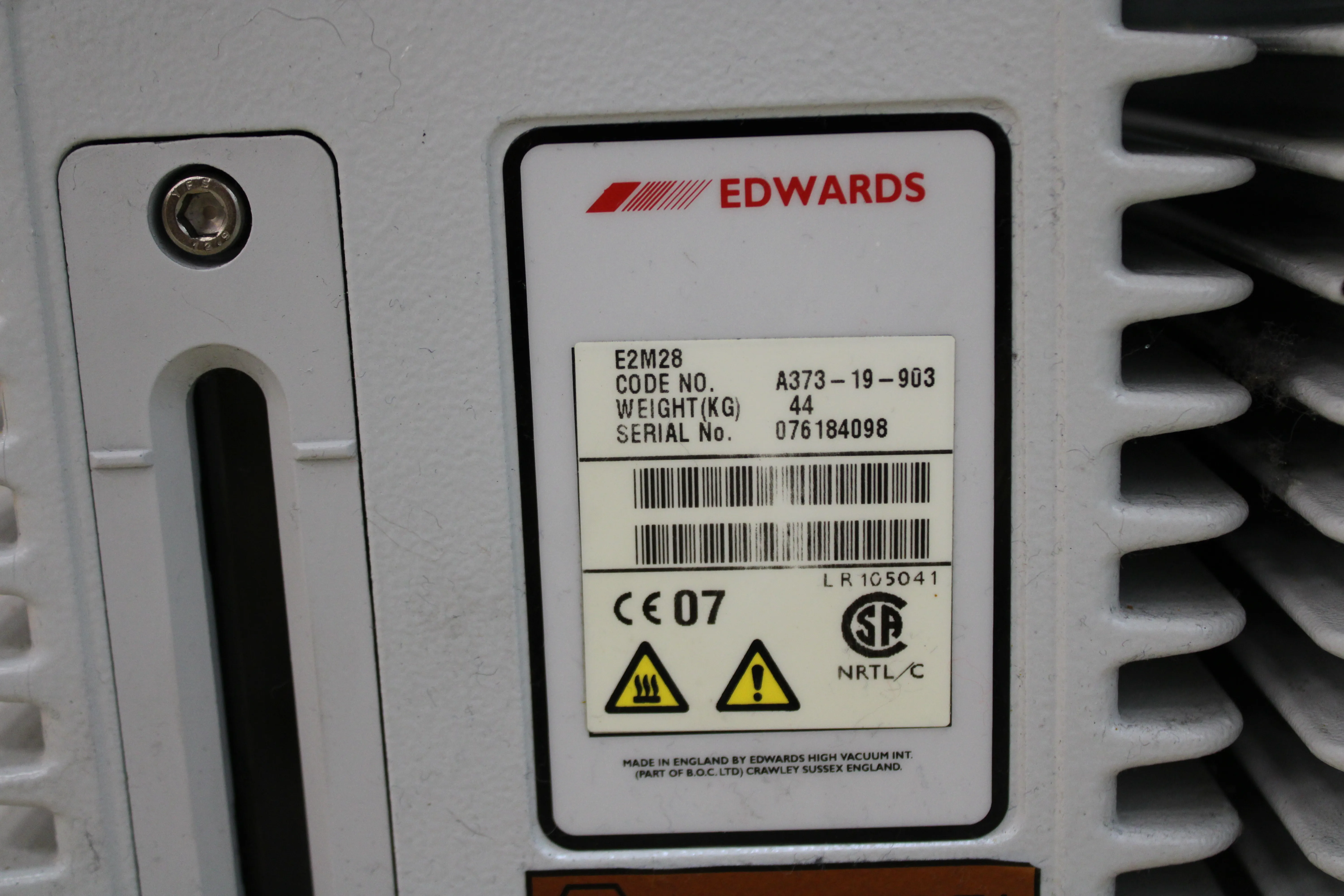 Edwards E2M30 Rotary Vane Vacuum Pump