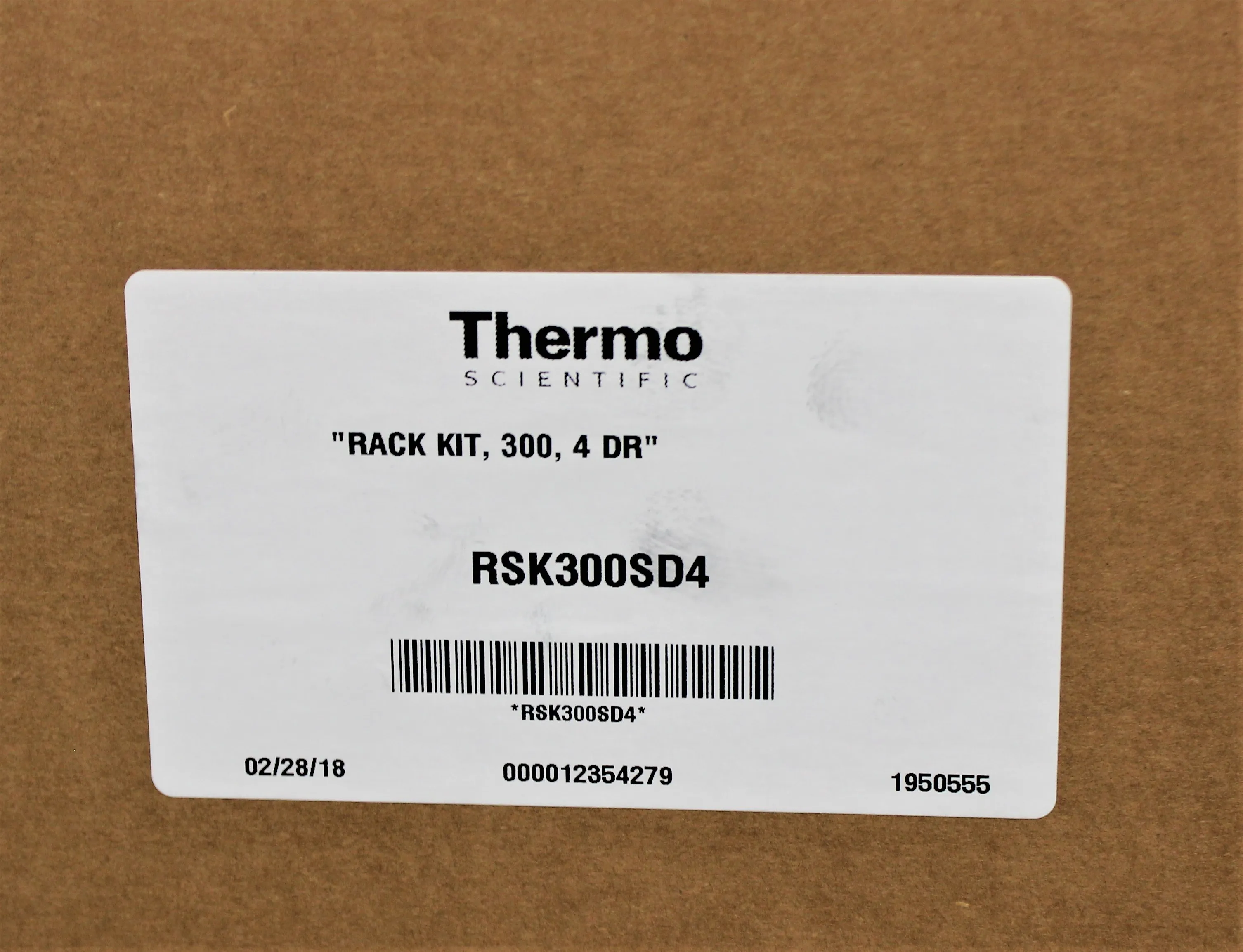 Thermo Scientific RSK300SD4 Shelf Kit with Racks and Boxes