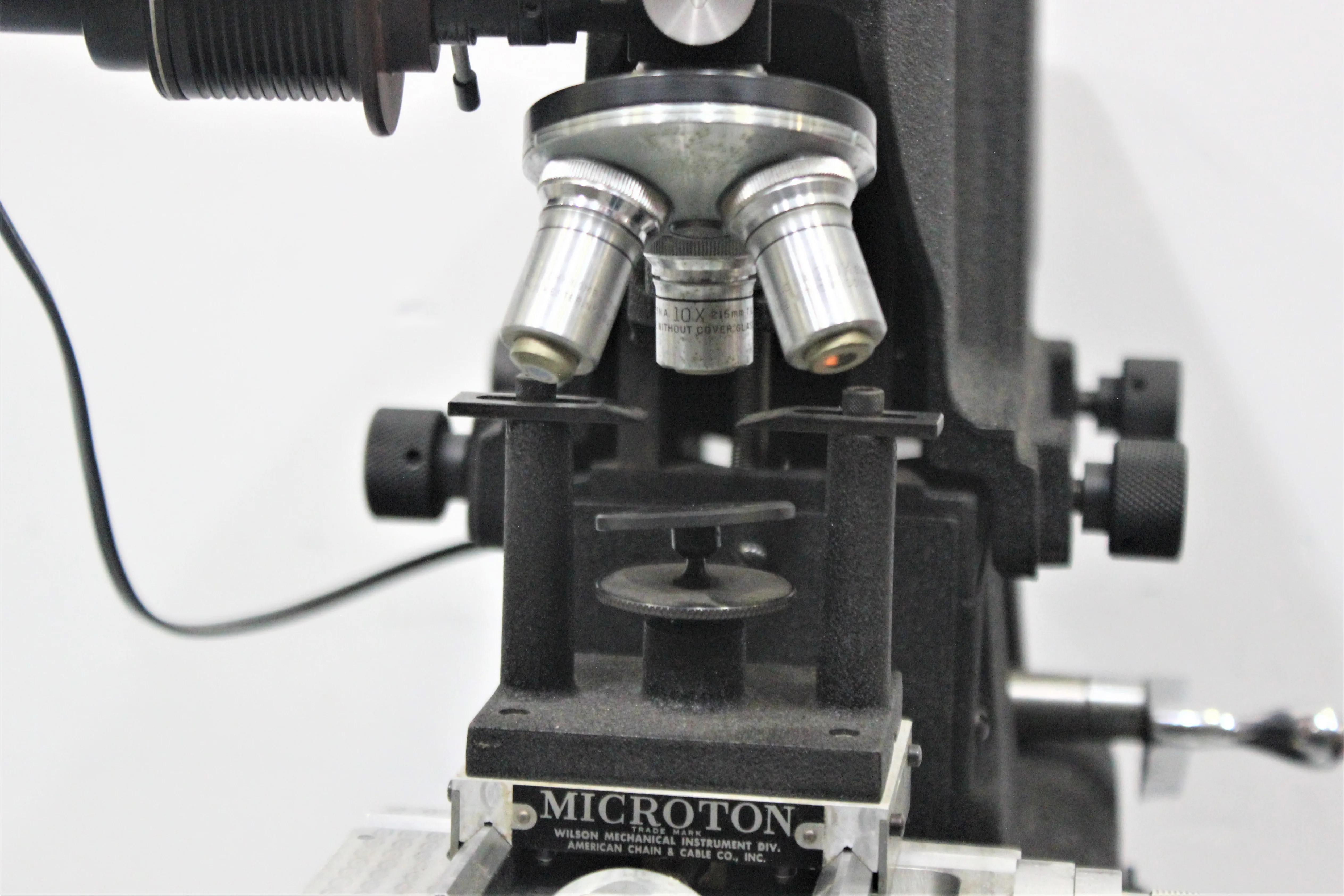 Wilson Tukon Microhardness Tester with Bausch & Lomb Microscope