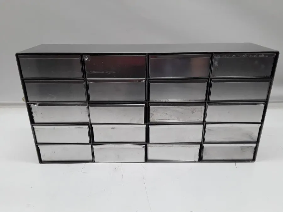 Stainless Steel Laboratory Freezer Rack Cryo Boxes - 20 Boxes Included