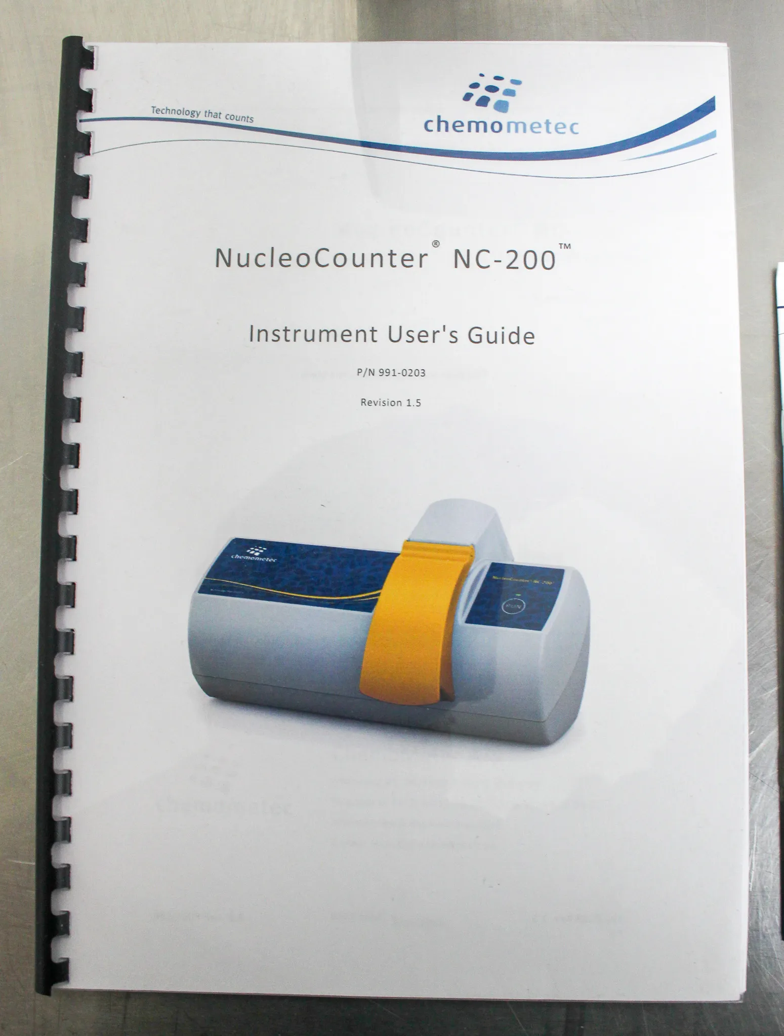 Chemometec NucleoCounter NC-200 Automated Cell Counter 900-0201 w/ Laptop Stand