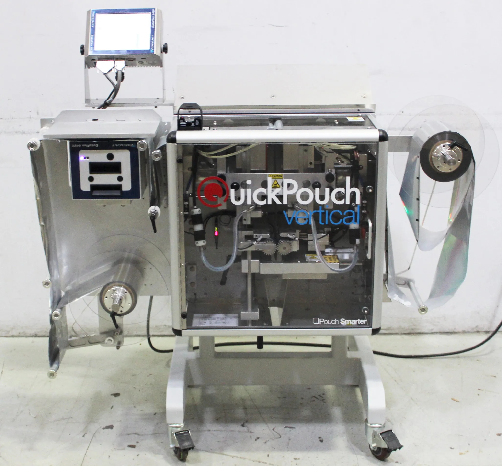 Pouch Smarter QuickPouch Vertical Used Packager / Bag Sealer 120V/220V 50Hz/60Hz 30-Day Warranty