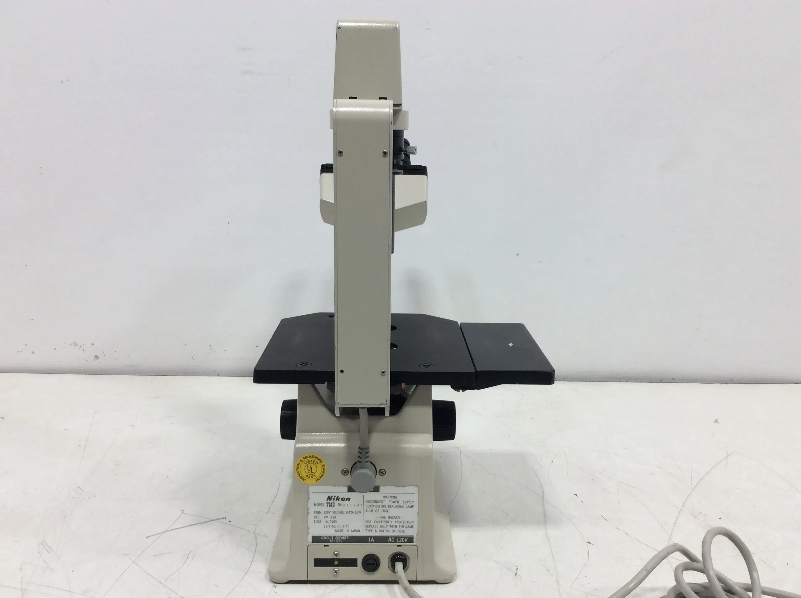 Nikon Inc TMS Inverted Phase Contrast Microscope with Power Cord