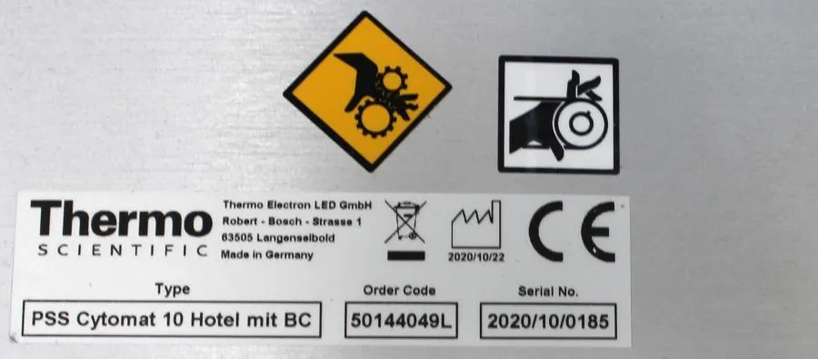 Thermo Cytomat 10 Hotel B1 Ambient Storage on Custom Cart P/N 50143210