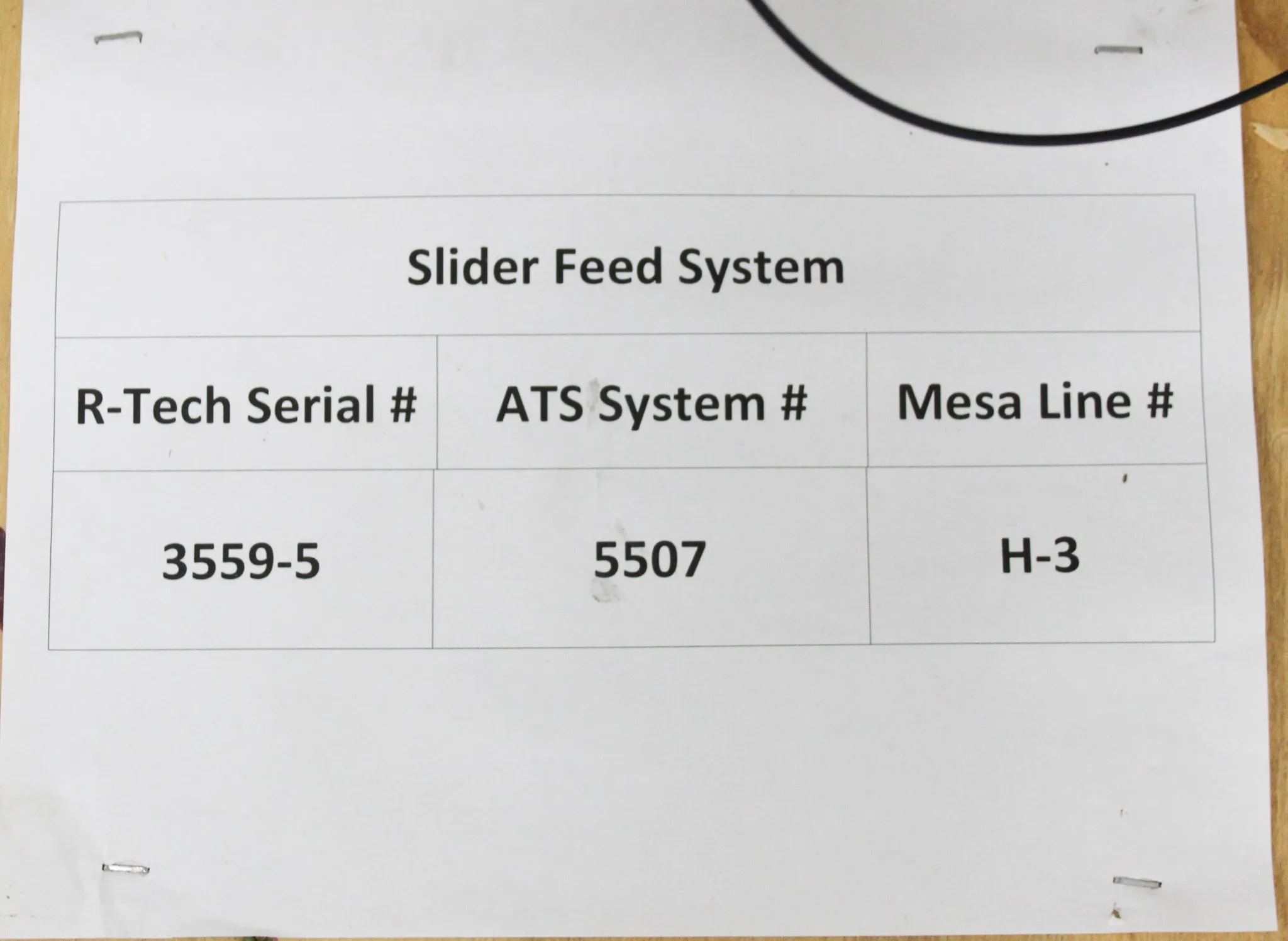 R-Tech Feeders Vibratory Bowl Feeder Model 15-110AC-WS-B-CS Slider Feed System