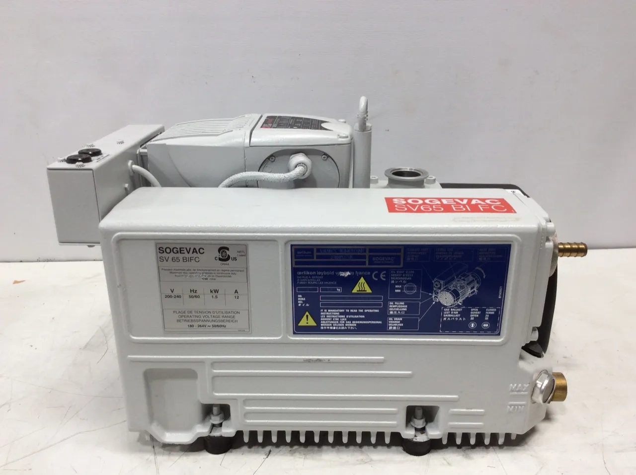 Sogevac SV65 BI FC Vacuum Pump