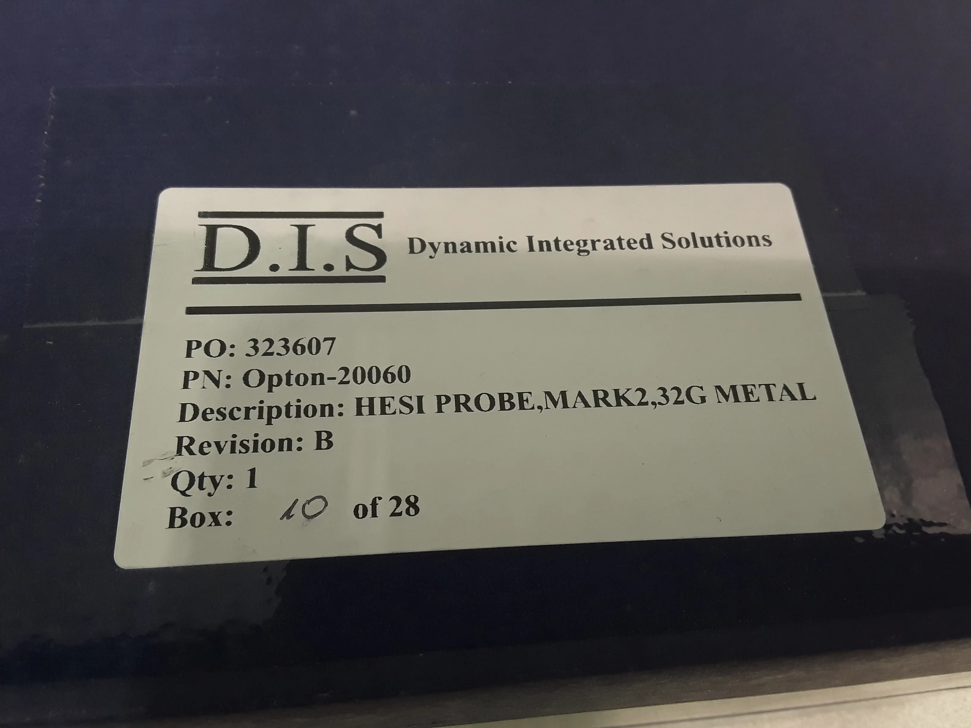 Used DIS Hesi Probe Mark2 32G Metal Opton-200060