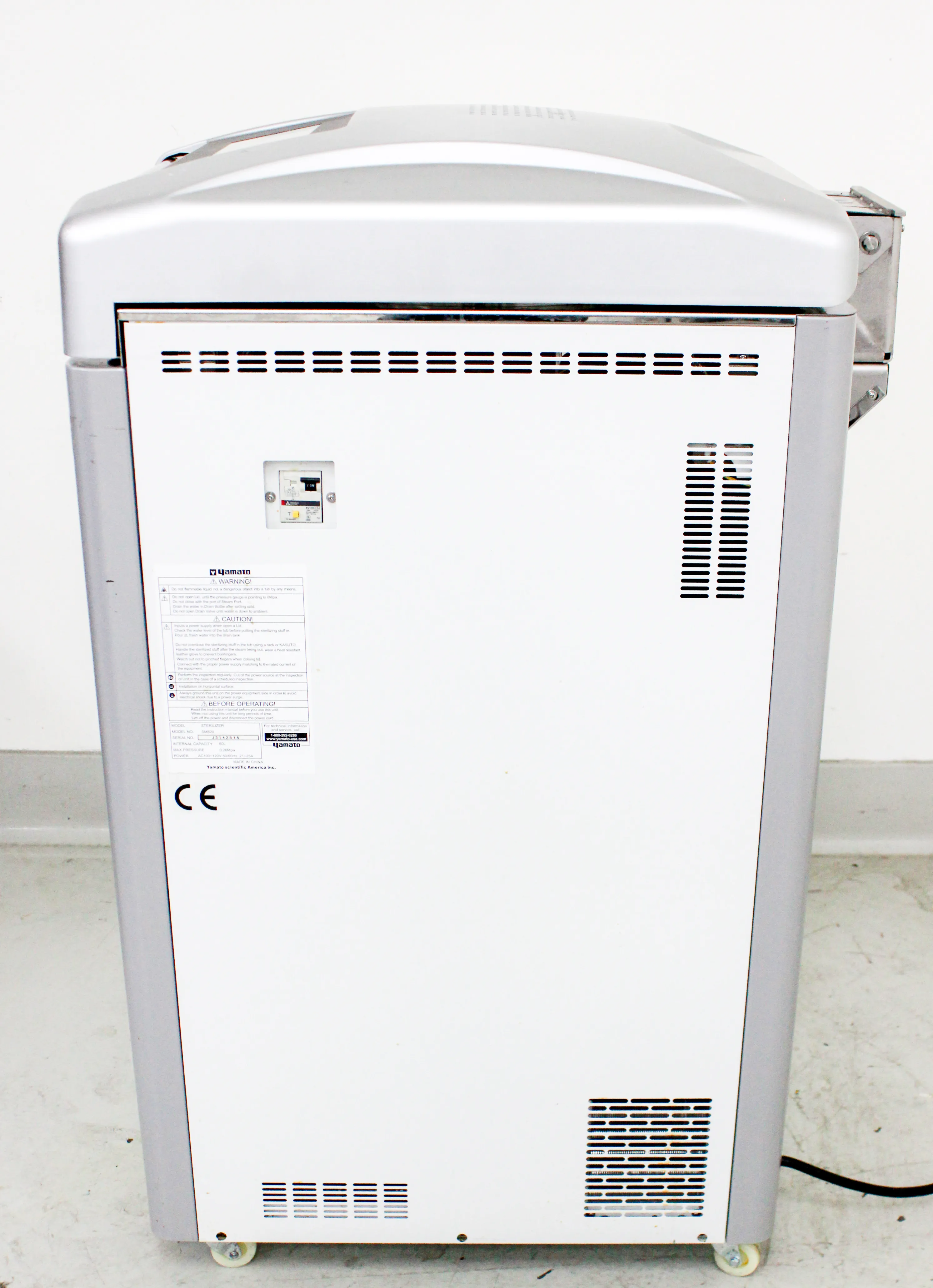 Yamato SM-820 Sterilizer with Dryer 80L Capacity Steam Sterilizer