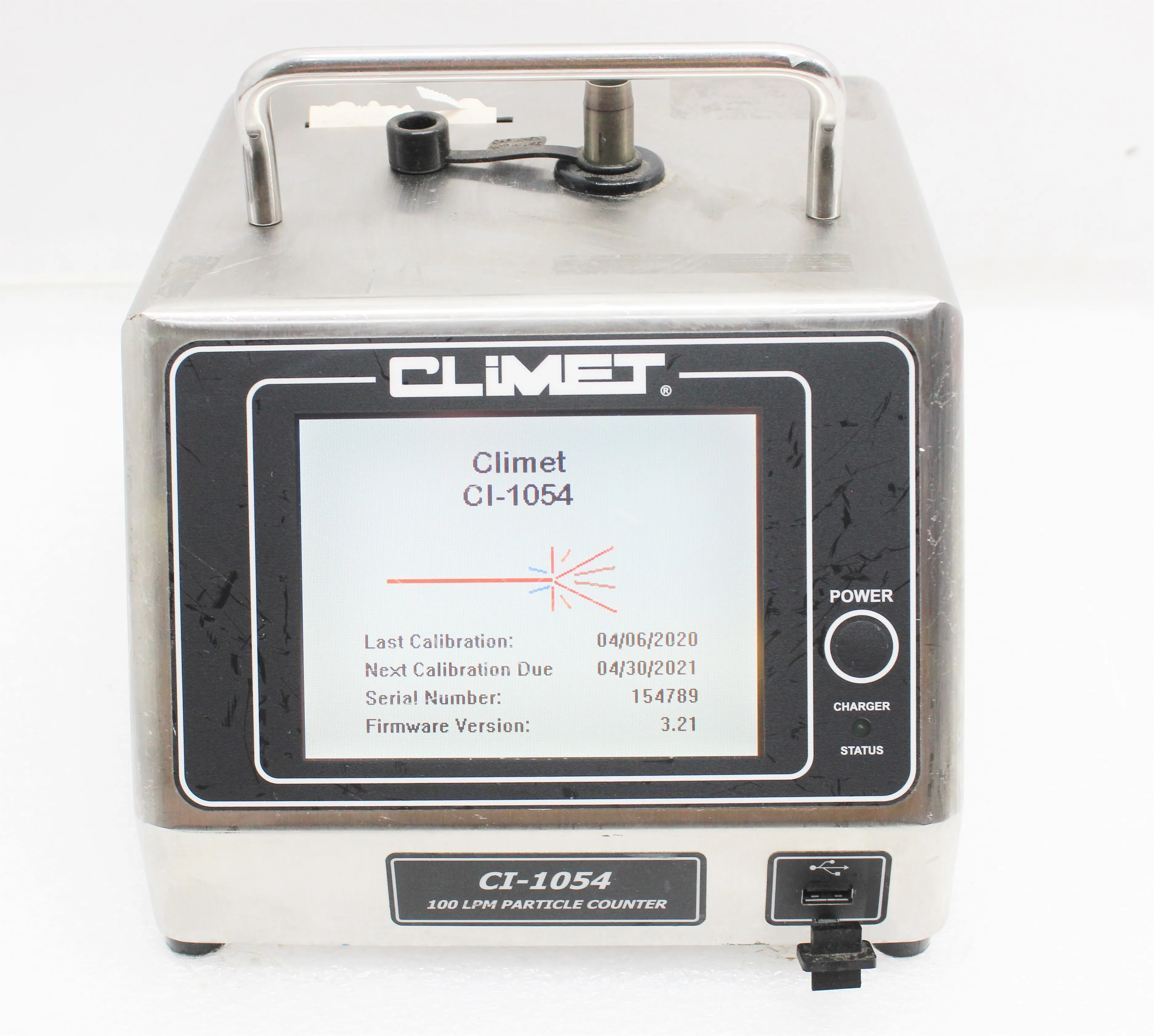 Used Climet Instruments CI-154-01 Particle Size Analyzer