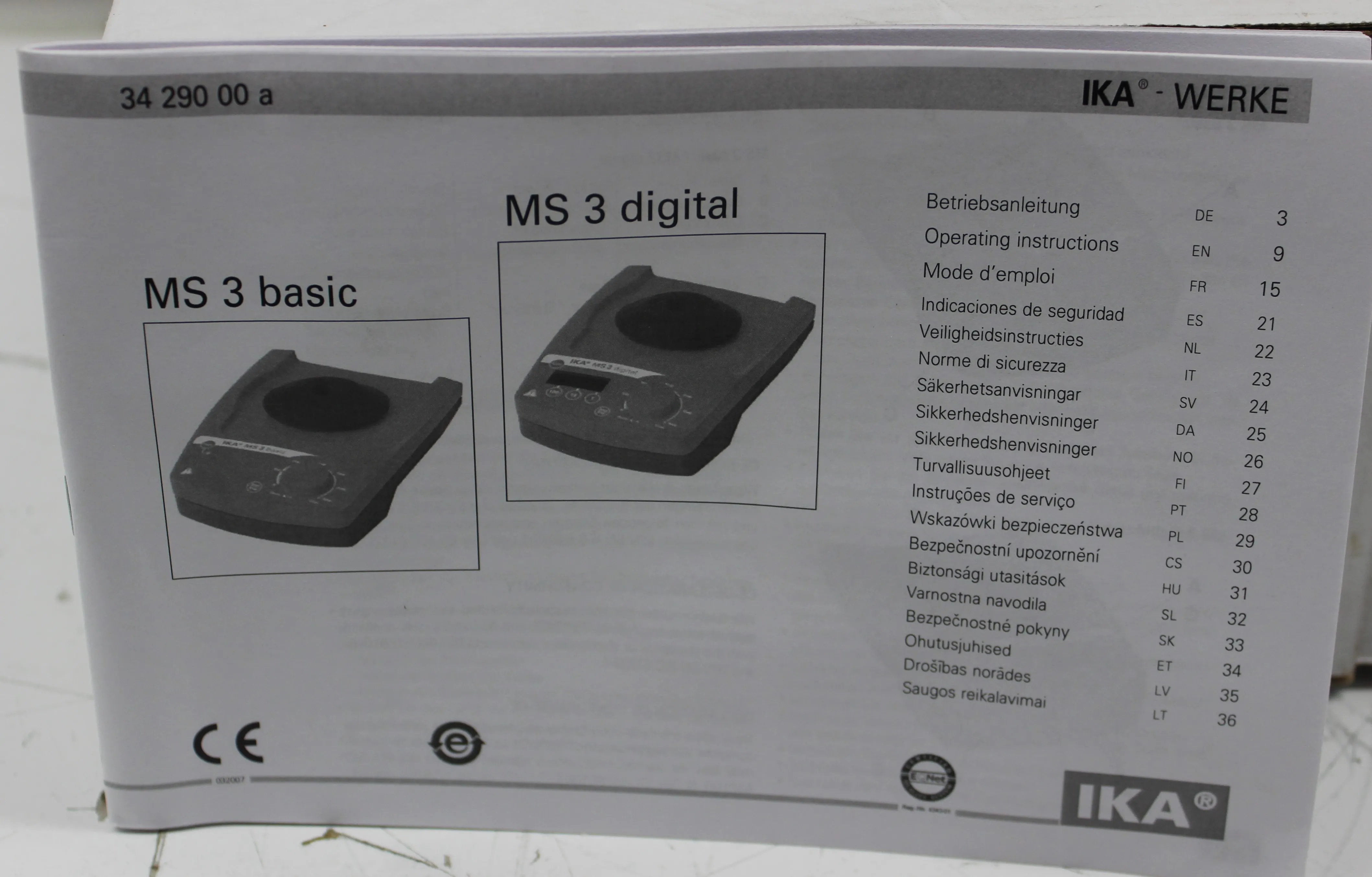 IKA MS 3 Digital Shaker MS 3 D S000