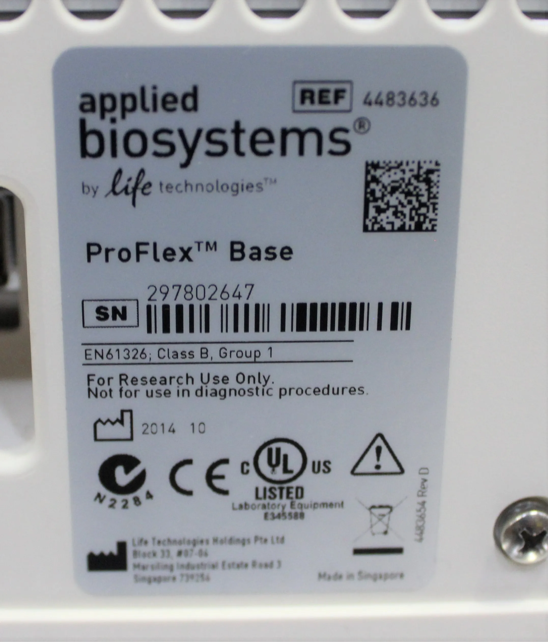 Applied Biosystems ProFlex 2 x 384-well PCR System