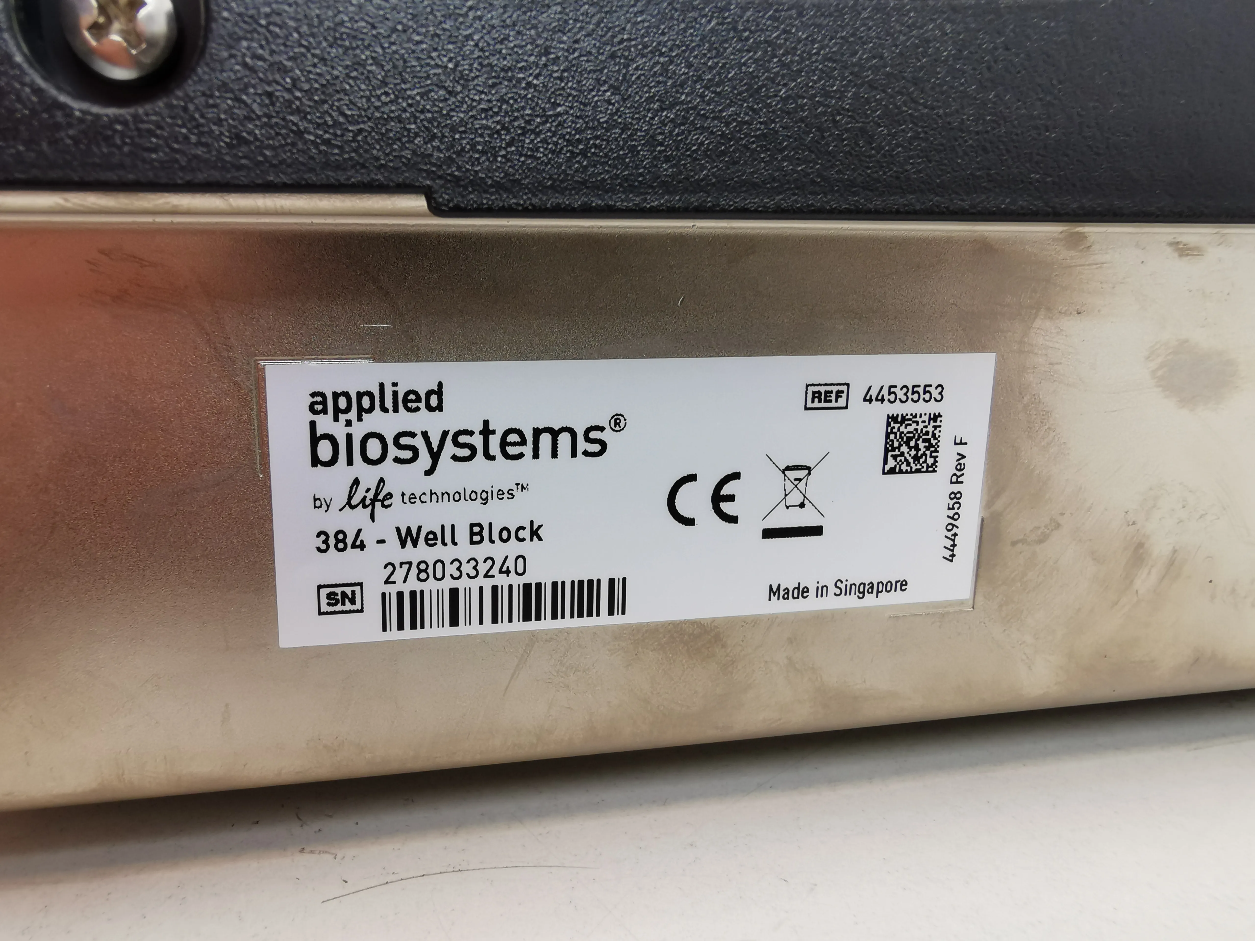 Applied Biosystems 384-Well Sample Block and Accessories