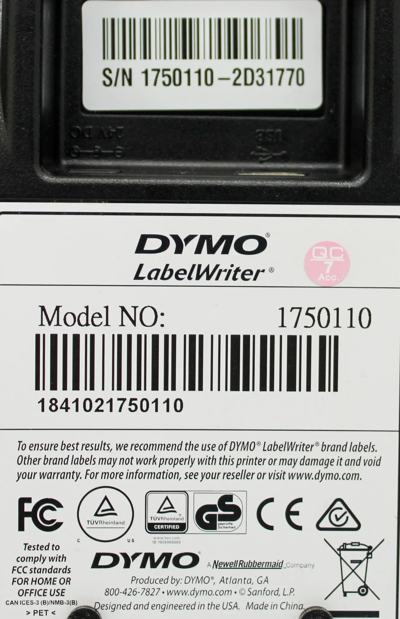 DYMO 1750110 Label Writer 450 Thermal Label Printer