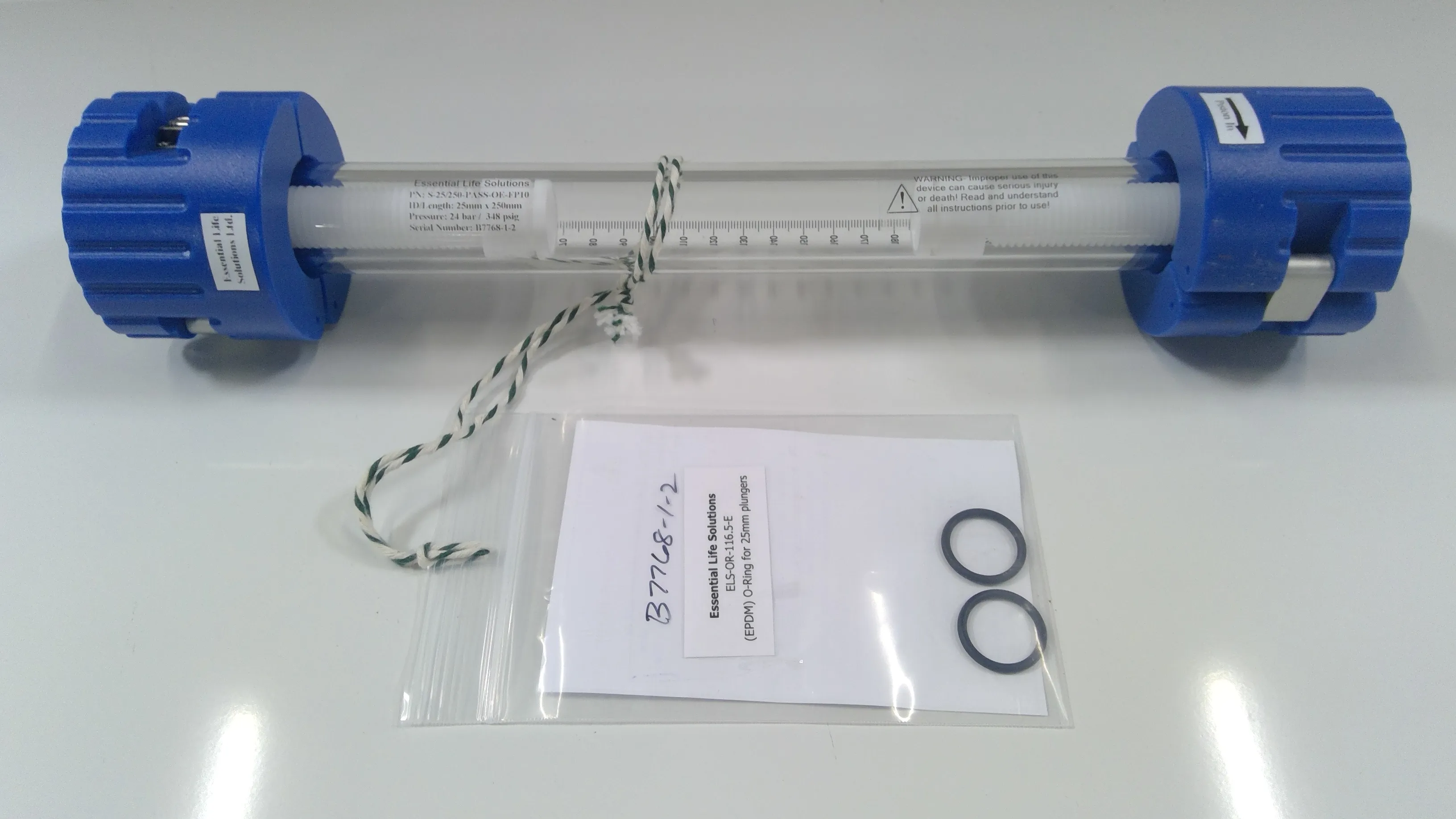 Essential Life Solutions SNAP Column S-25/250-PASS-OE-FP10 Liquid Preparative Chromatography