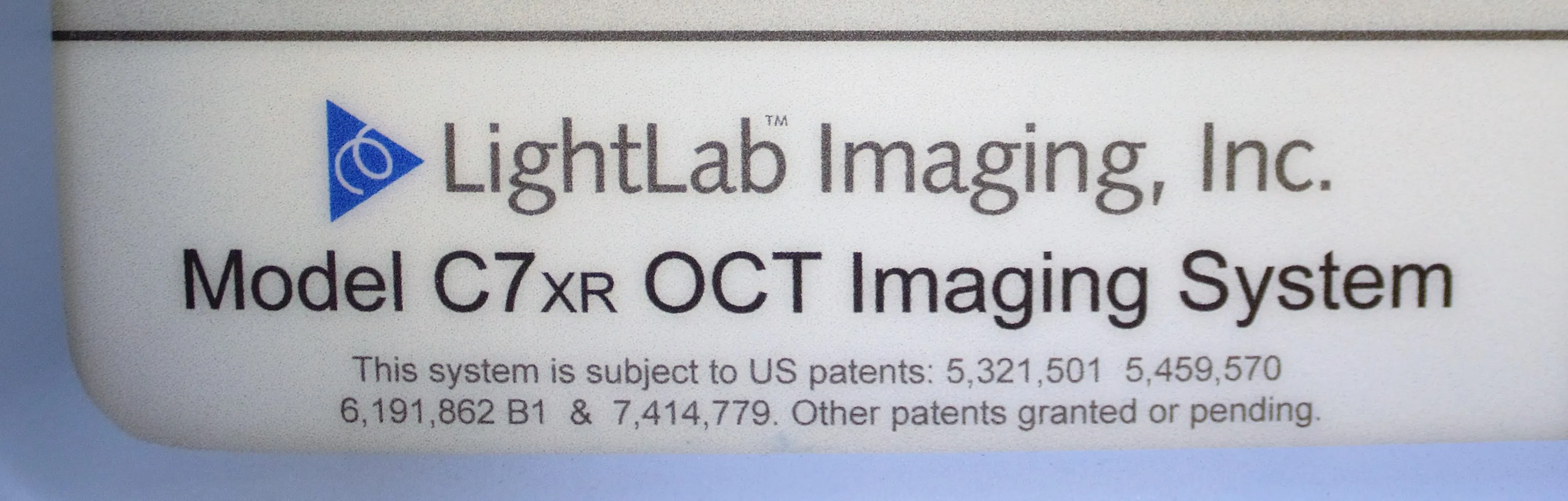 LightLab Imaging C7 XR OCT Imaging System - For Parts/Not Working - AS-IS