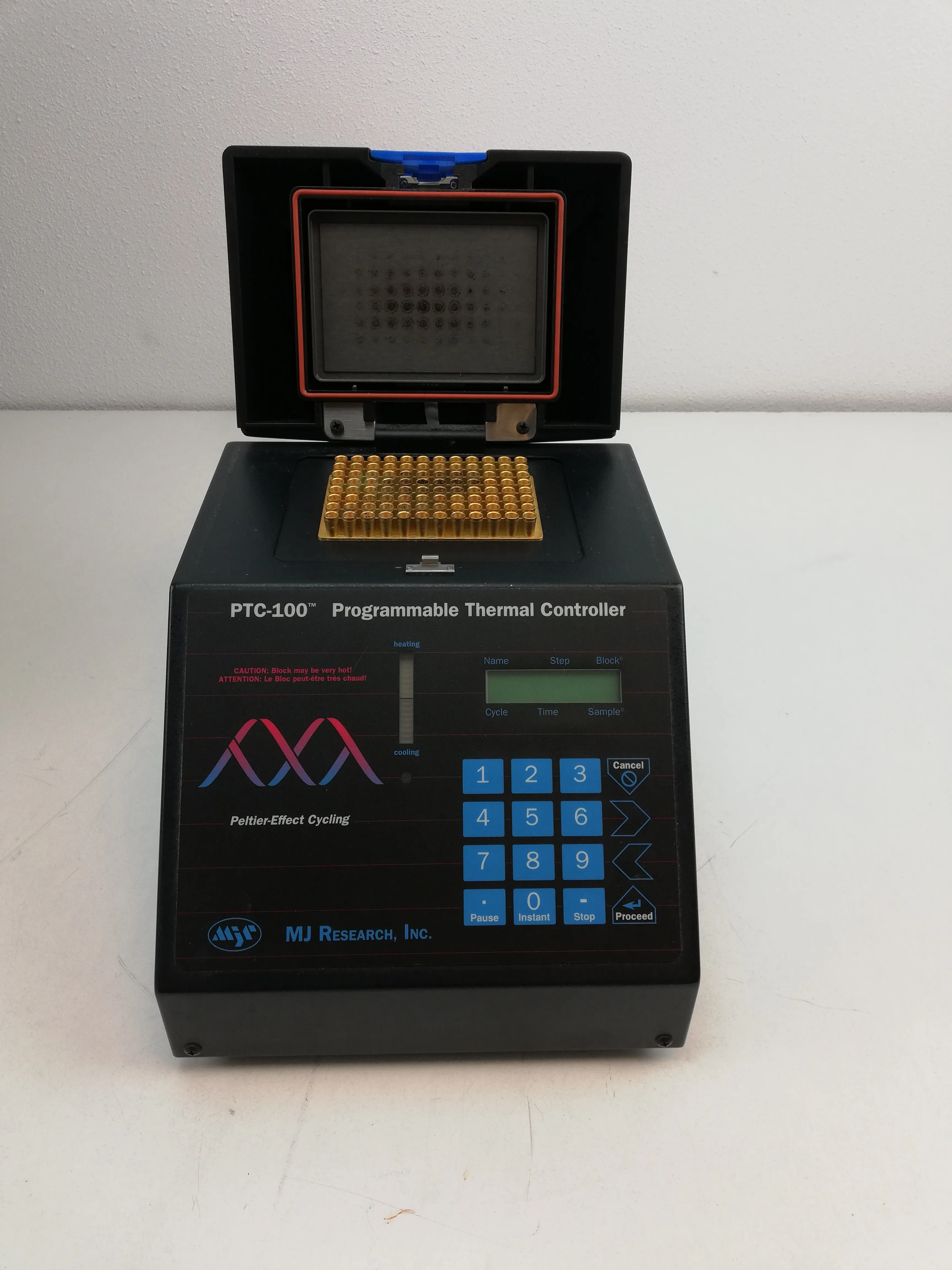 Used MJ Research PTC-100 PCR Thermal Cycler with Heated Lid and Cord