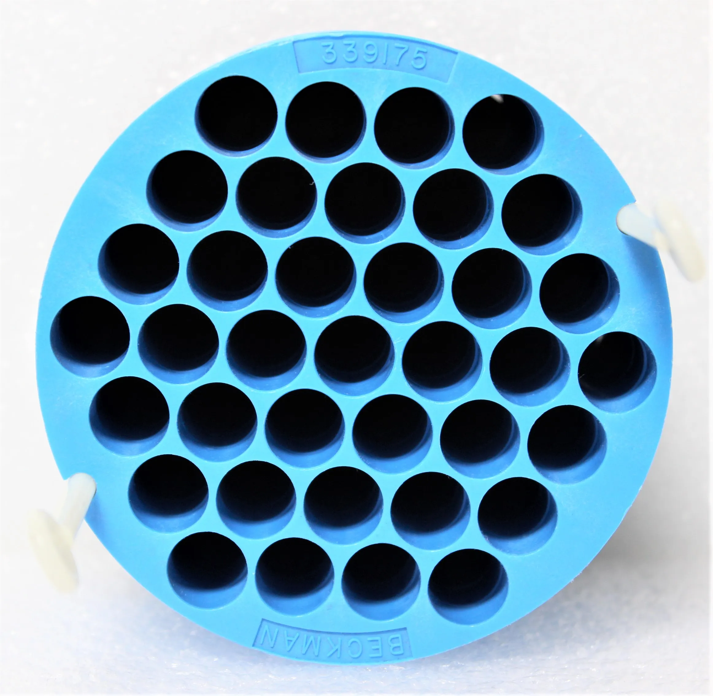 Beckman 339175 Swing Bucket Adapters 37x5mL Centrifuge Tubes Set of 2 Blue