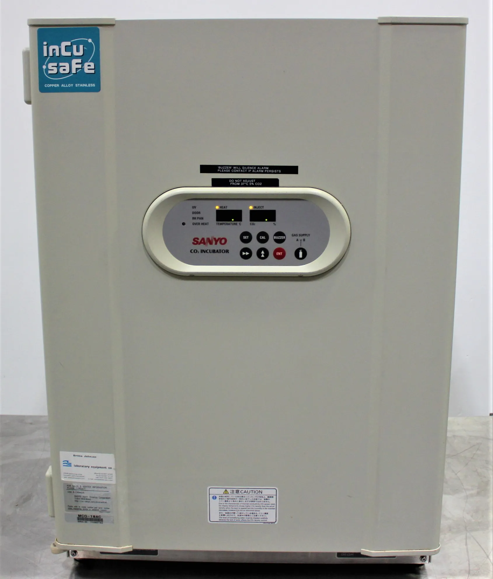 Sanyo MCO-18AC CO2 Incubator