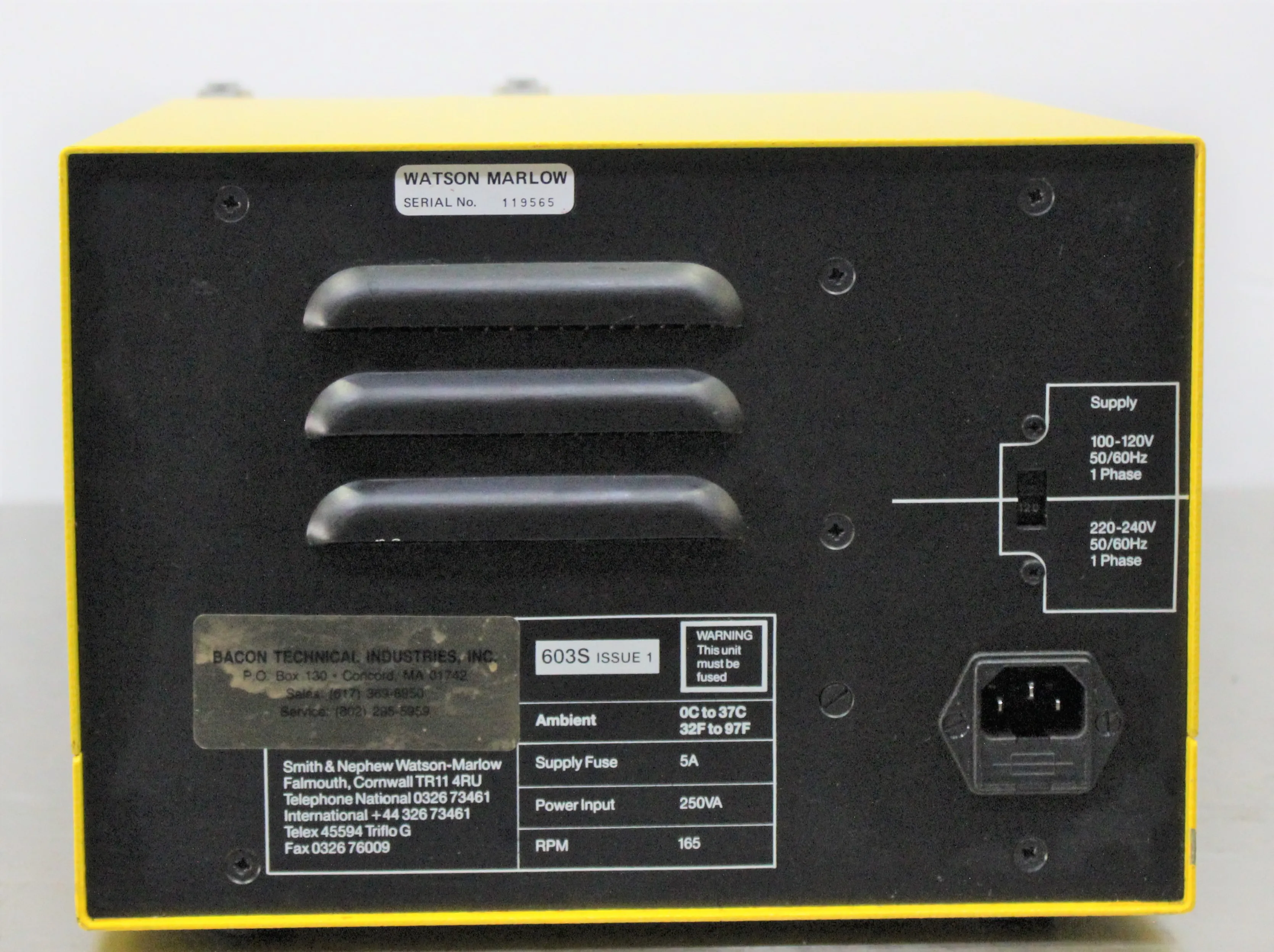 Watson Marlow 603S Peristaltic Pump Laboratory Equipment