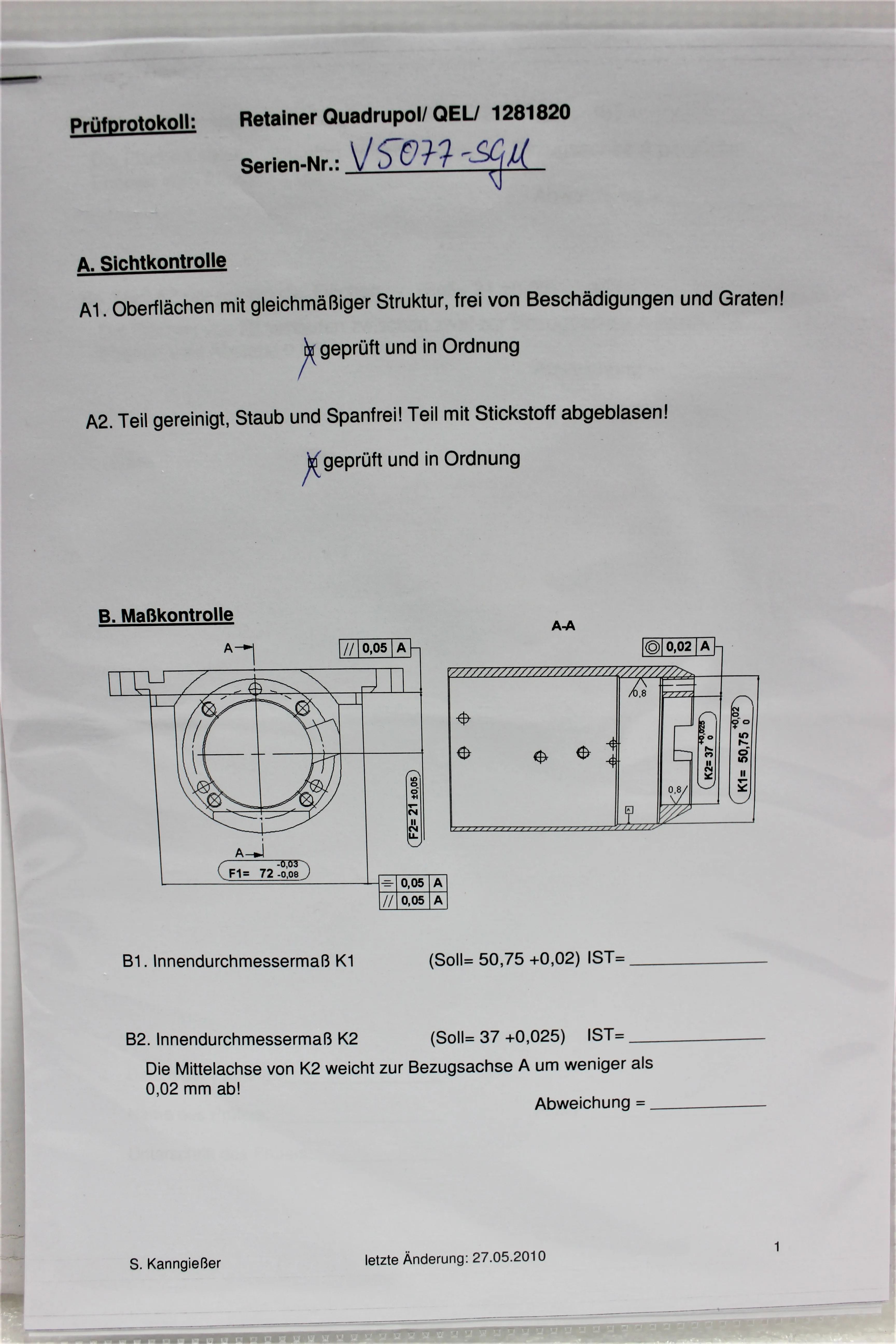 Thermo Scientific Segm Quad VT with RF-Board Assy 2141740