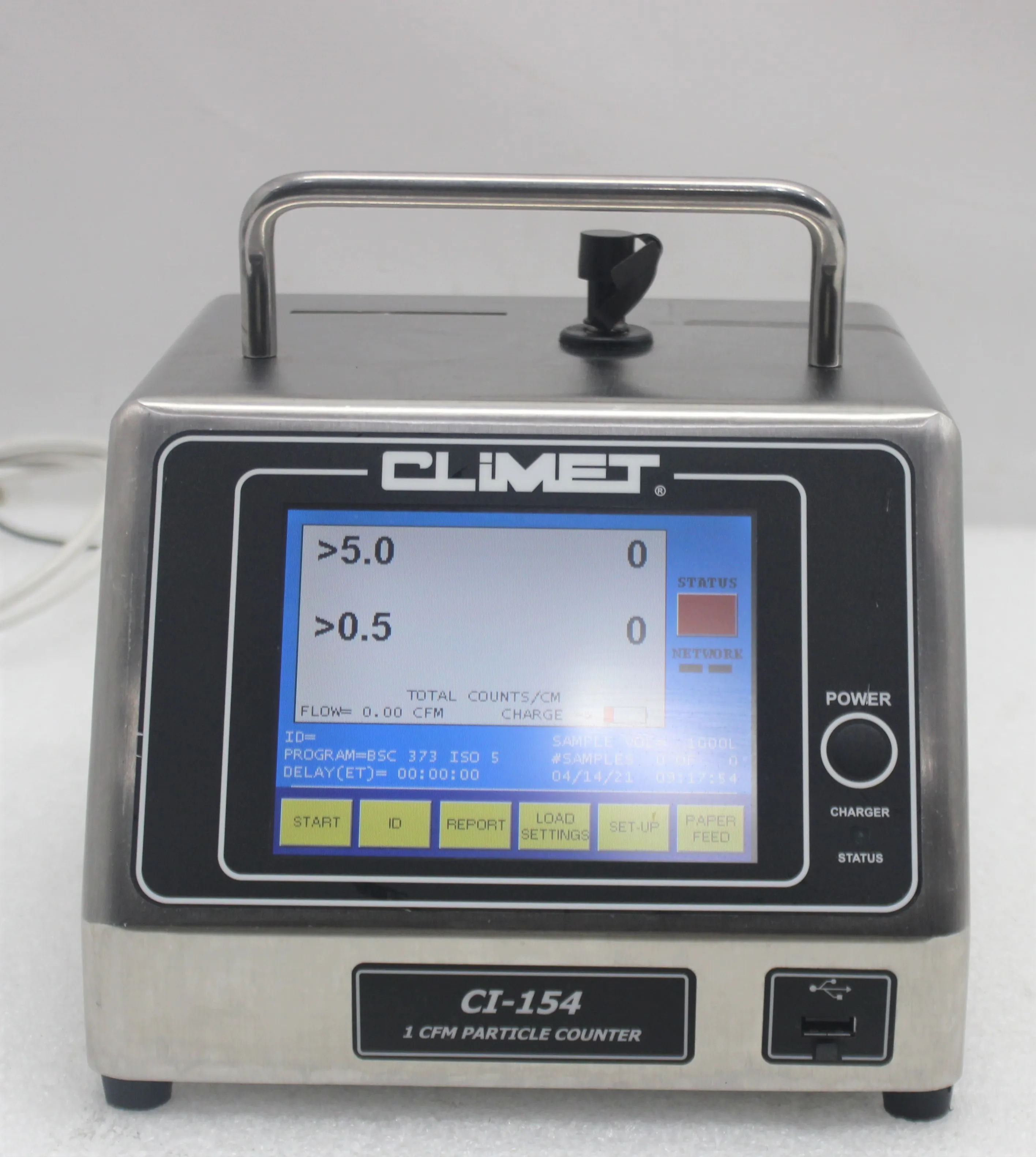 Climet Instruments CI-154-01 Pharmaceutical Grade 4-Channel Particle Size Analyzer