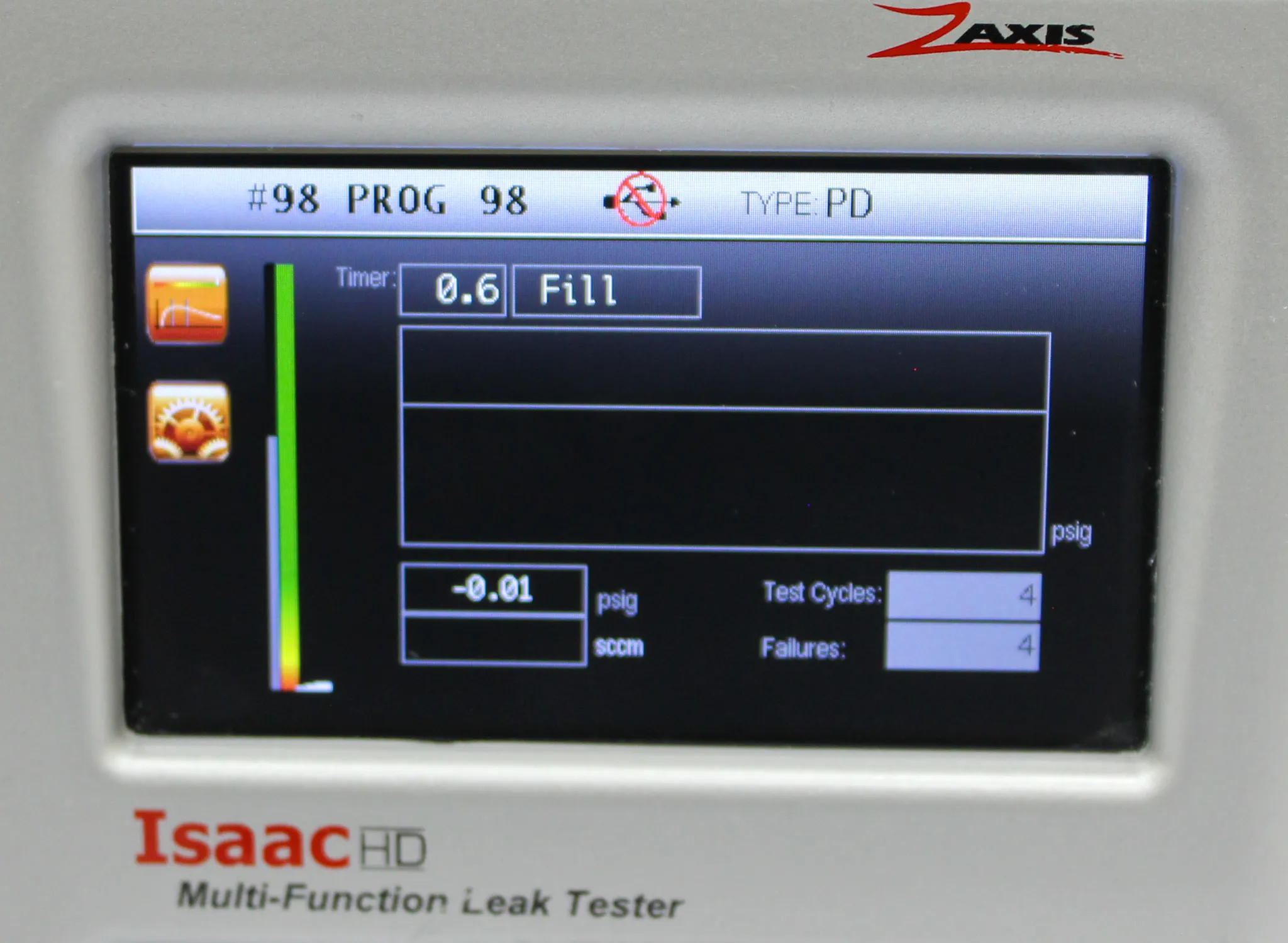 Zaxis Multi-Function Leak Tester Model Issac-HD-PD