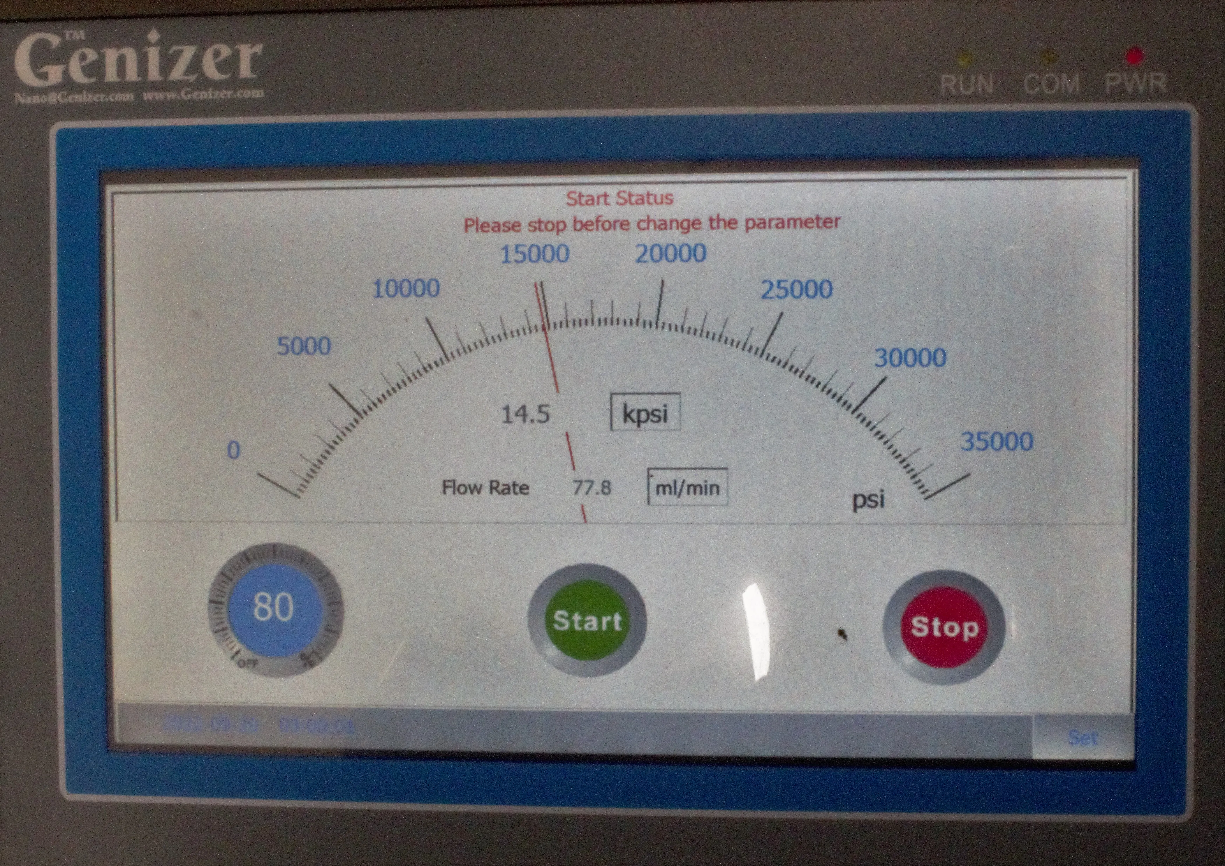 Genizer NanoGenizer-30K High Pressure Laboratory Homogenizer