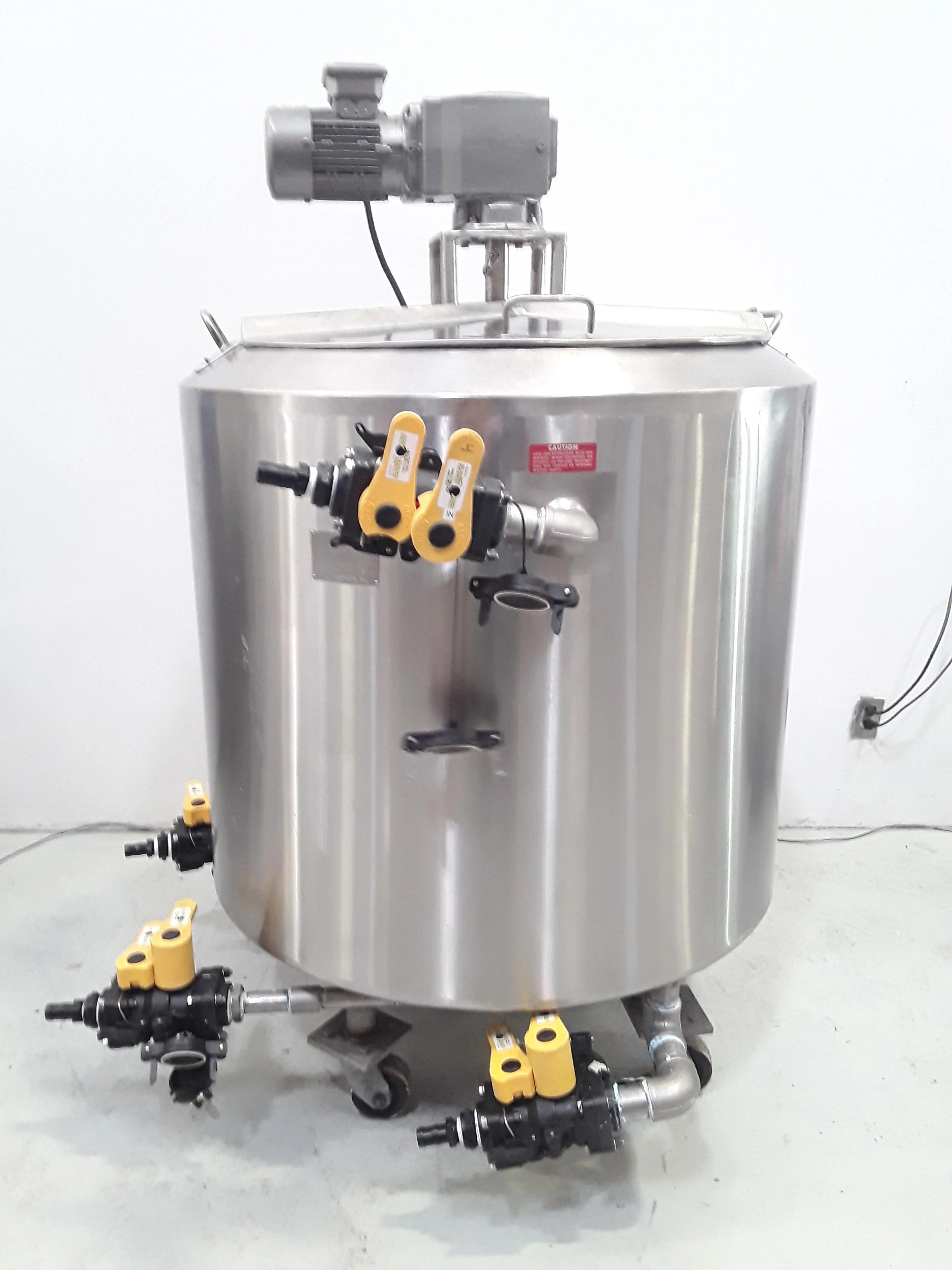 Crepaco 400L Stainless Steel Mixing Tank with Nord Drivesystem Motor