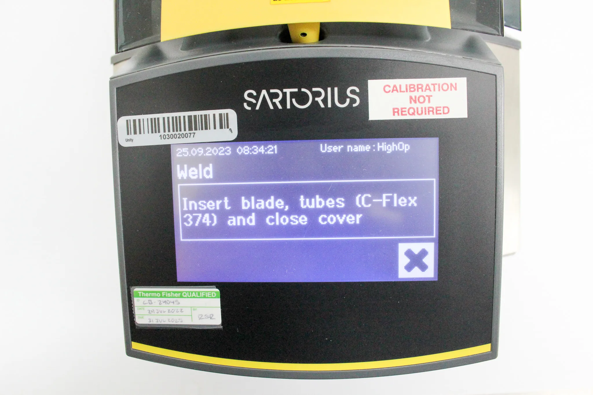 Sartorius BioWelder TC Sterile Tube Welding Device