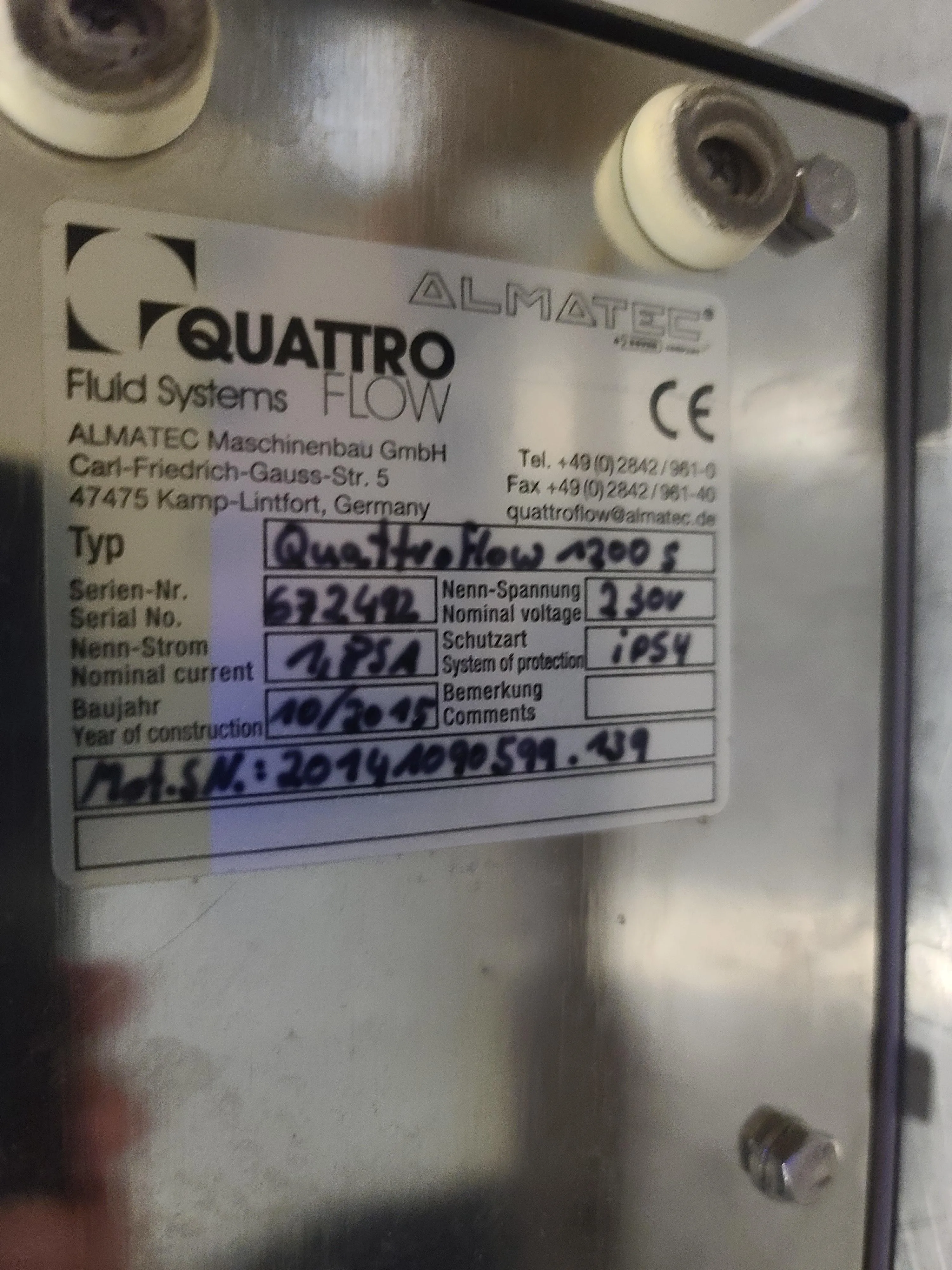 Quattroflow QF1200S - Used Laboratory Vacuum Pump - 230V - AS-IS Warranty