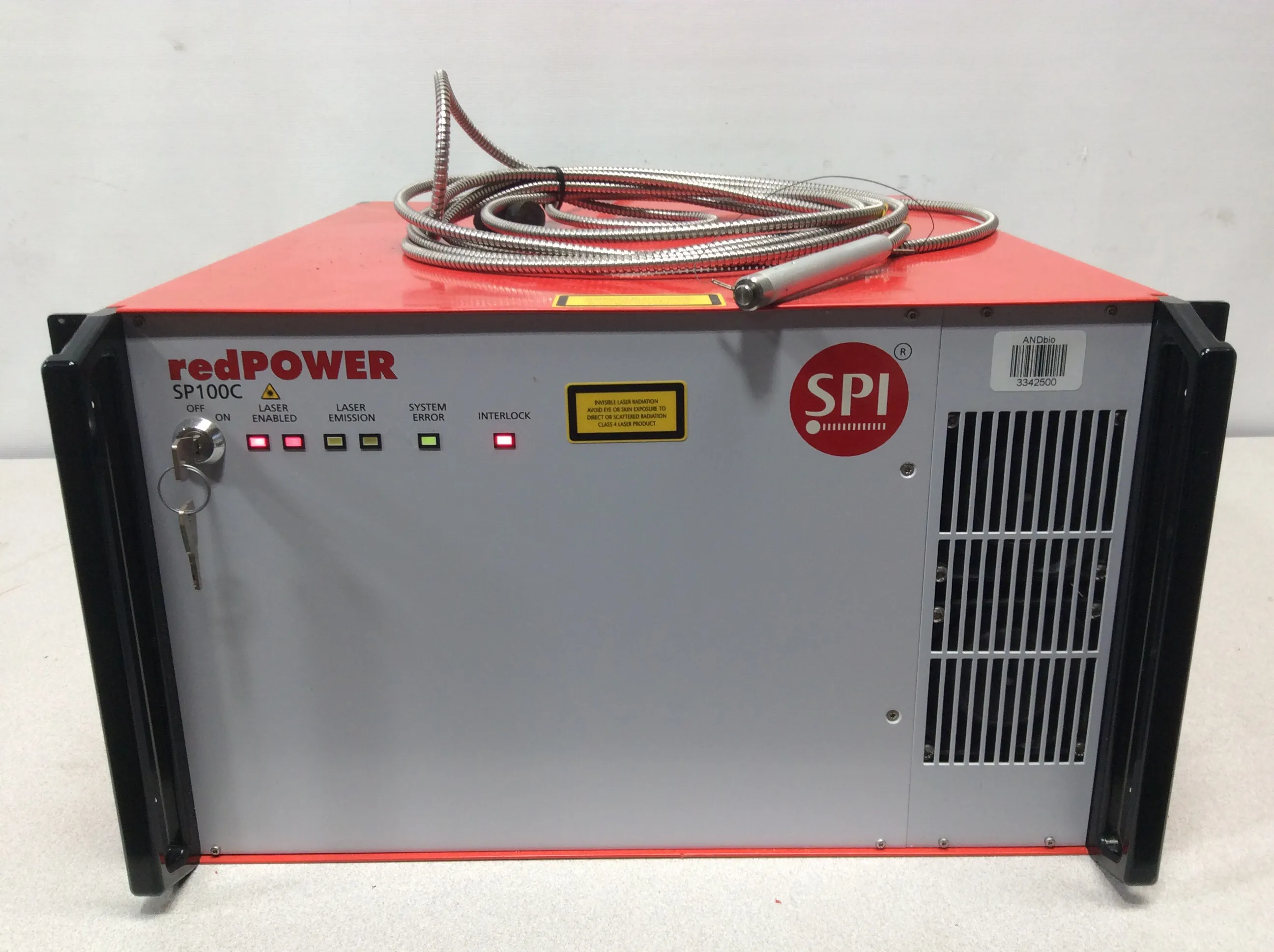 SPI Redpower SP100C 100W Fiber Laser with Fit & Forget Technology and Dynamic Pulse Shape Control for Precise Applications