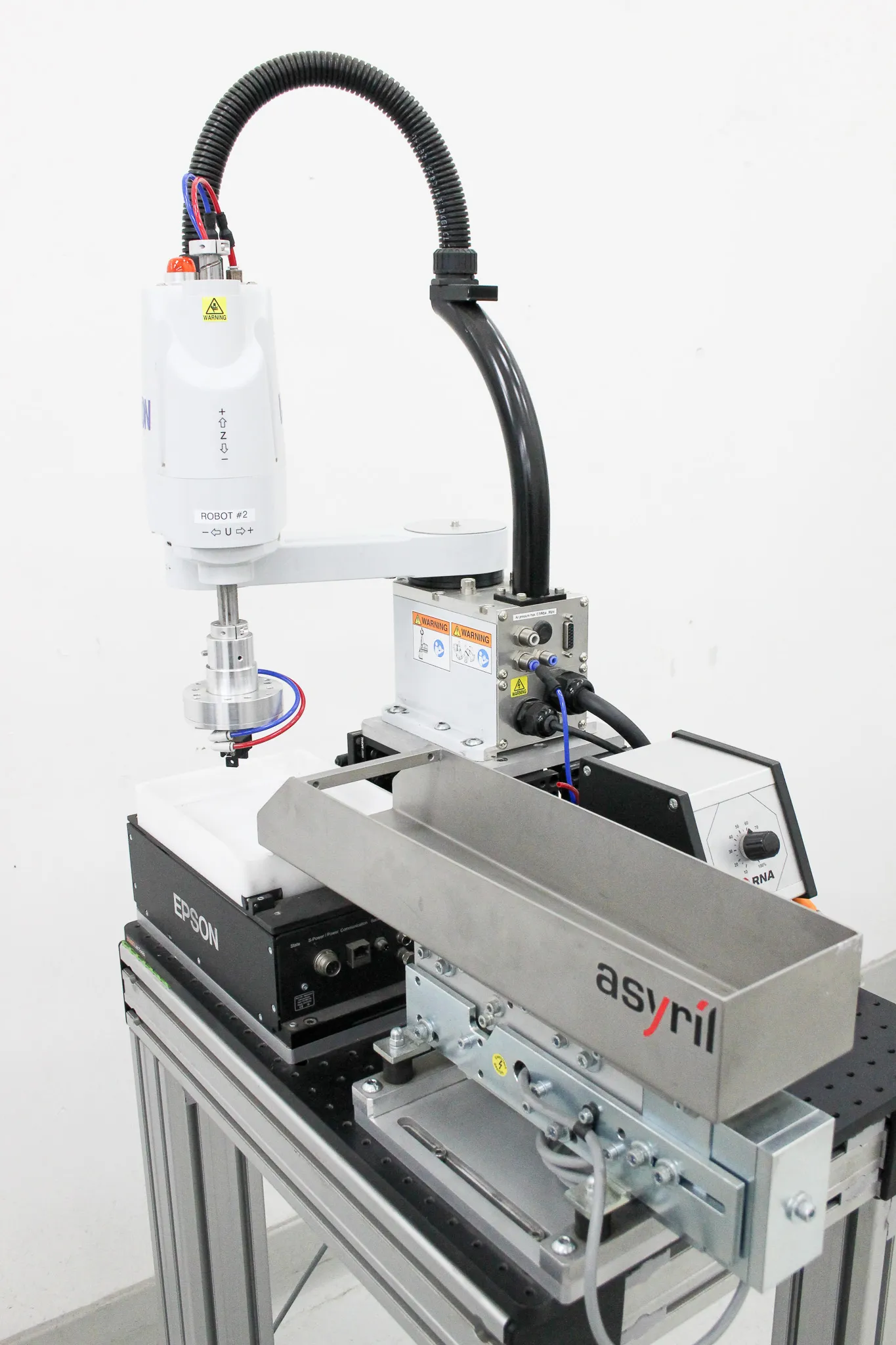 Epson G3-351S SCARA Industrial Robot on Custom Mobile Cart