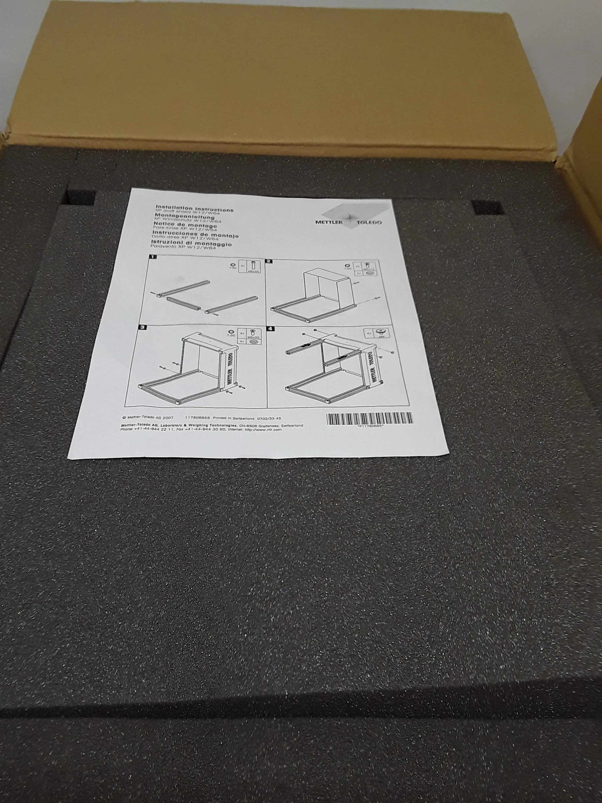 Mettler-Toledo W12 Accessory for Excellence S-Platform, XPE-SC & XP-S Mass Comparators